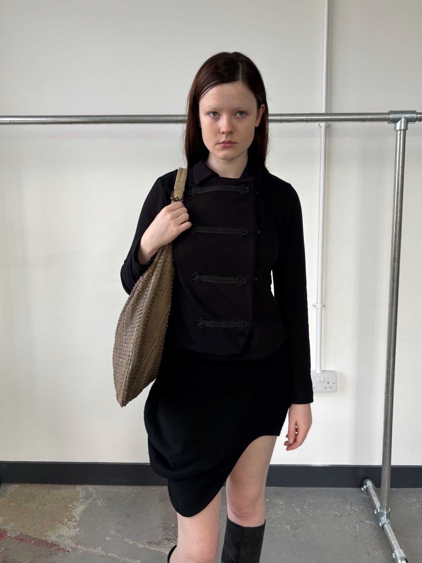 VIVIENNE WESTWOOD WOOL DEFORMED SKIRT