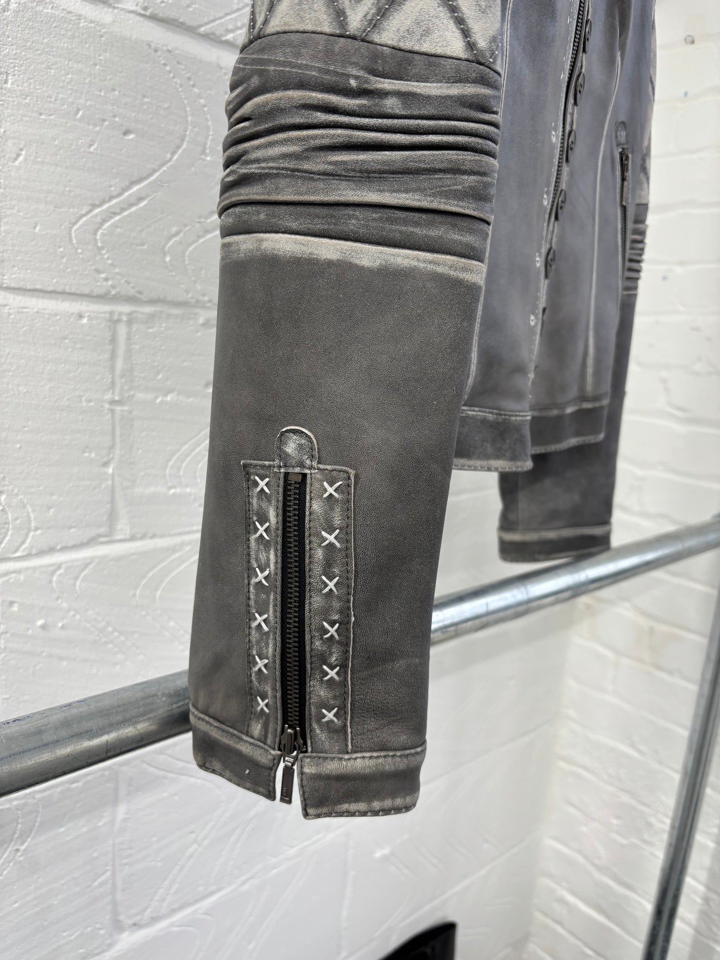 KAREN RITZI LEATHER JACKET