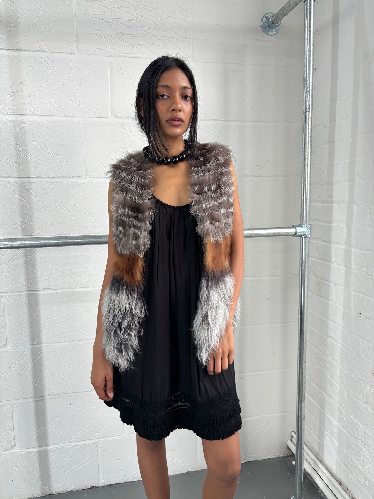 JAPANESE DESIGNER FOX FUR GILET