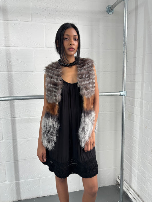 JAPANESE DESIGNER FOX FUR GILET