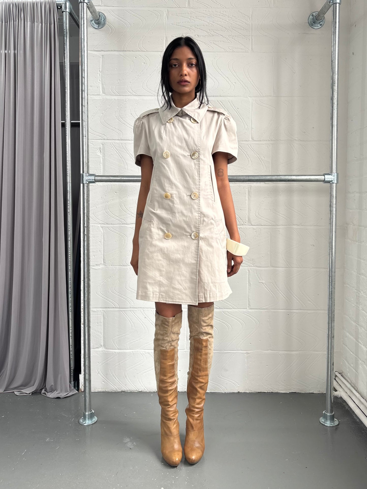 Y3 SAMPLE TRENCH DRESS