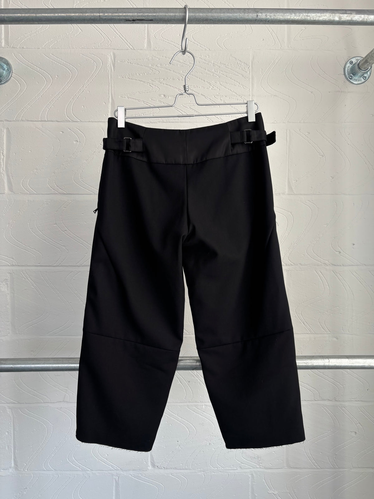 PRADA CIRCA 2007 WOOL CROPPED TROUSERS
