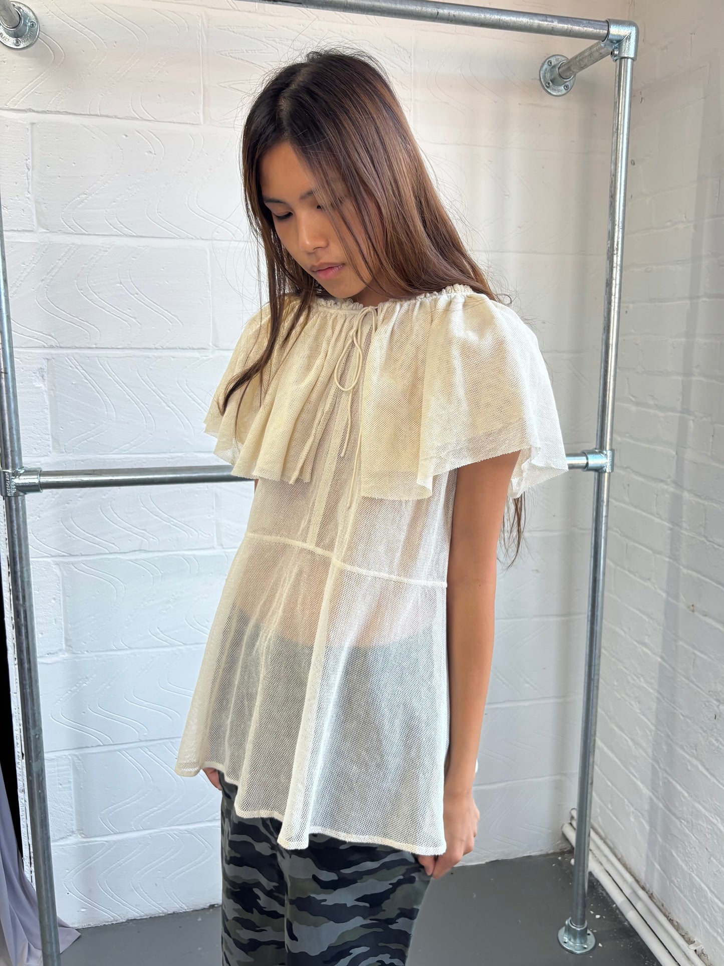 2 PIECE NETTED TOP