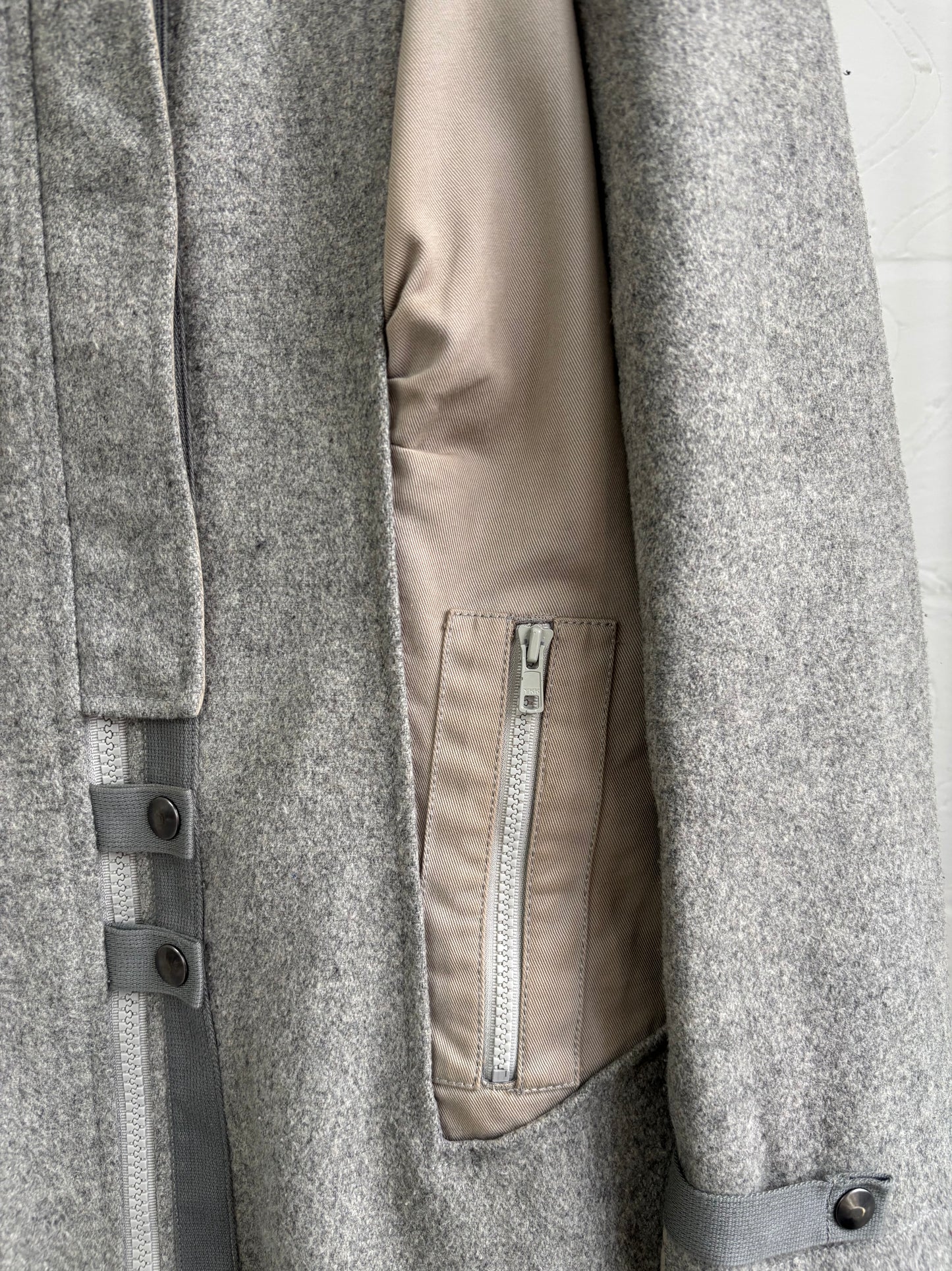 SPORTMAX WOOL BLEND UTILITY JACKET