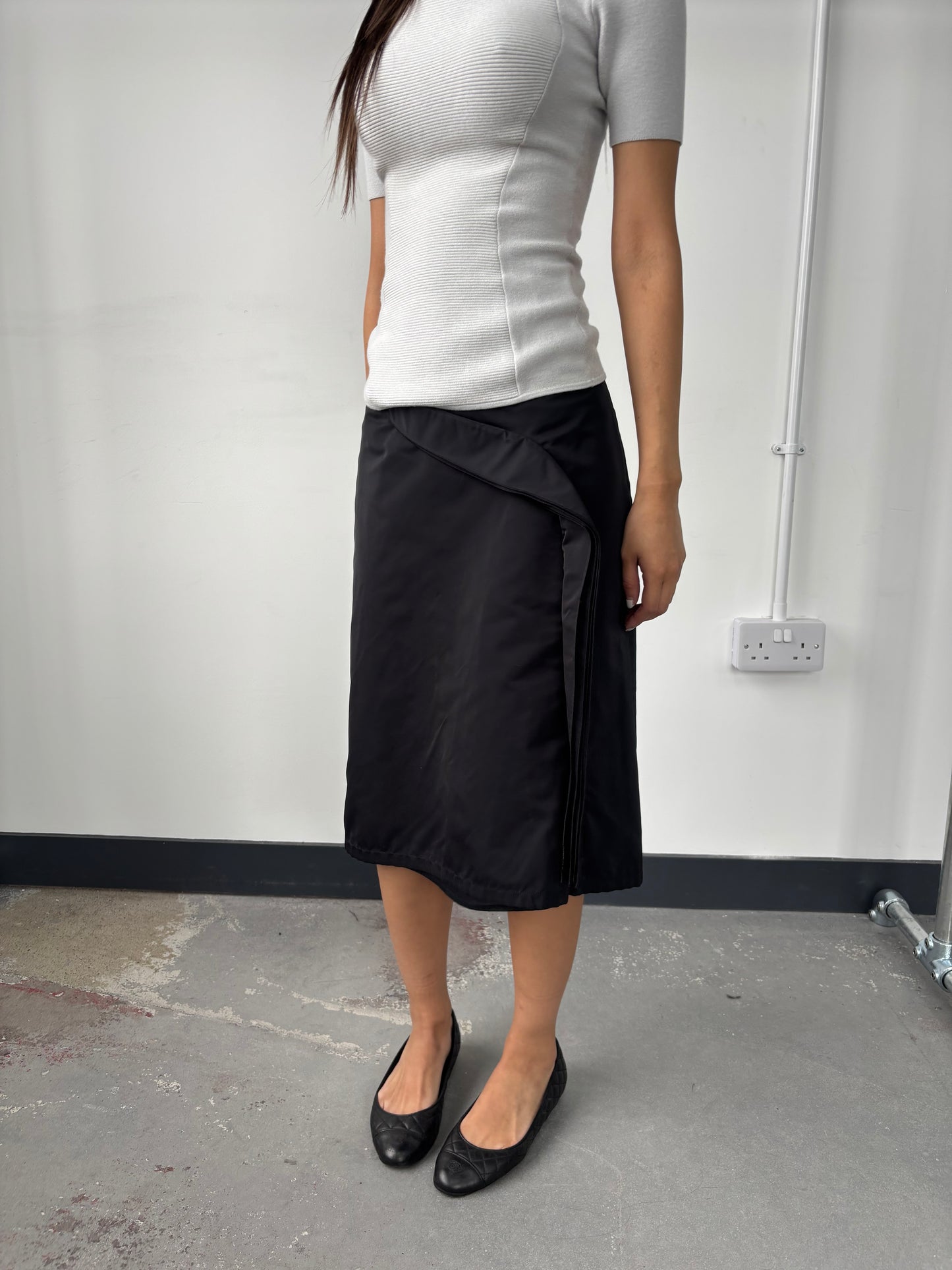 JIL SANDER CIRCA 2009 MIDI SKIRT