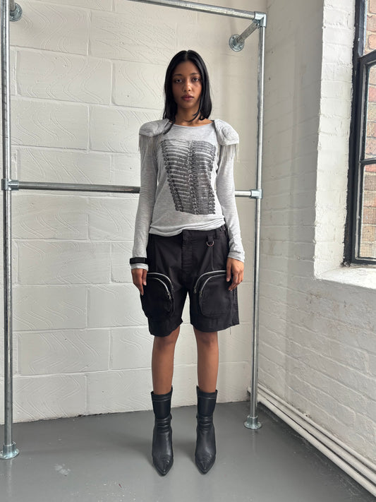 POCKET DETAIL SHORTS