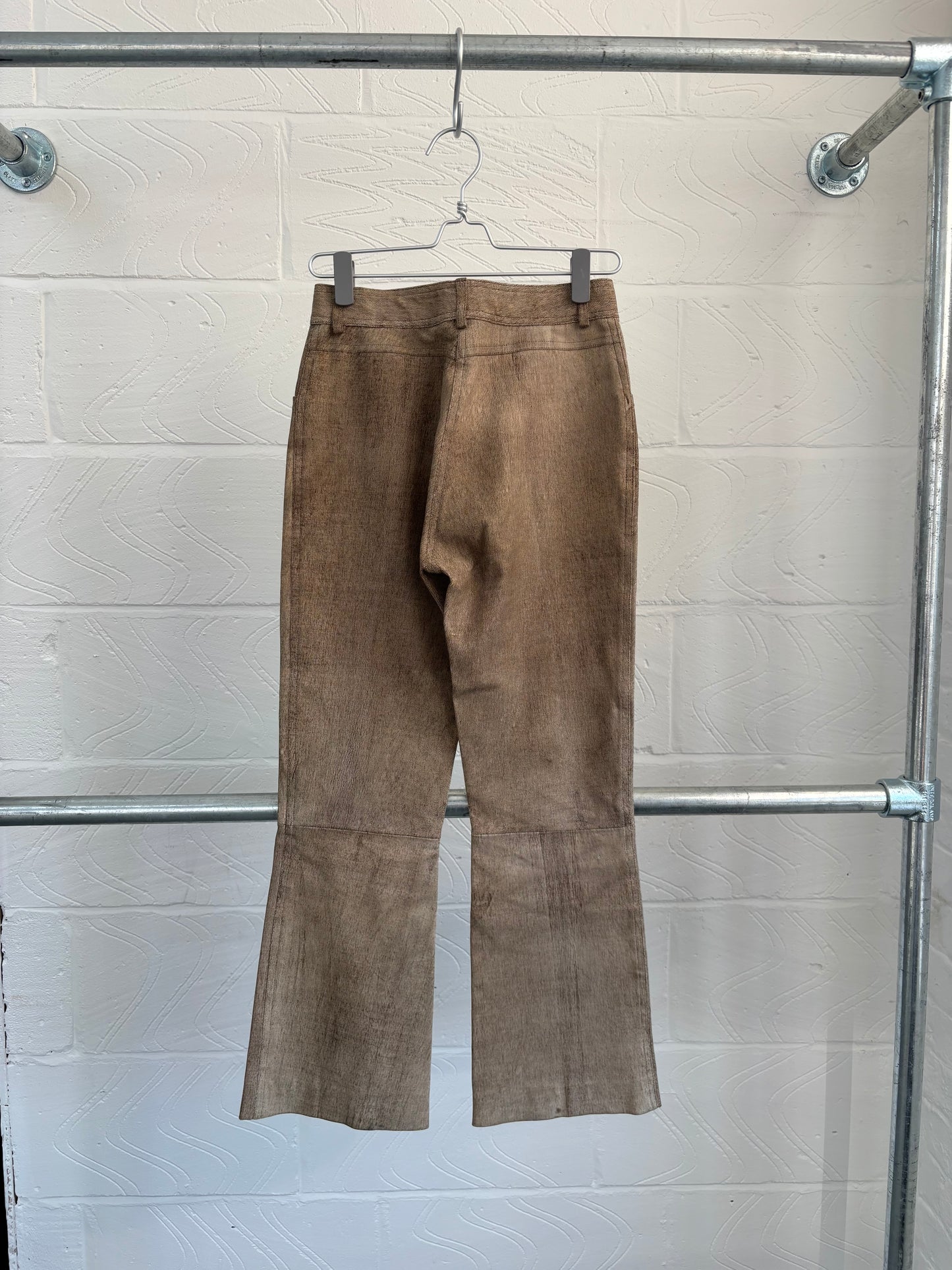 JITROIS LAMB SKIN LEATHER TROUSERS