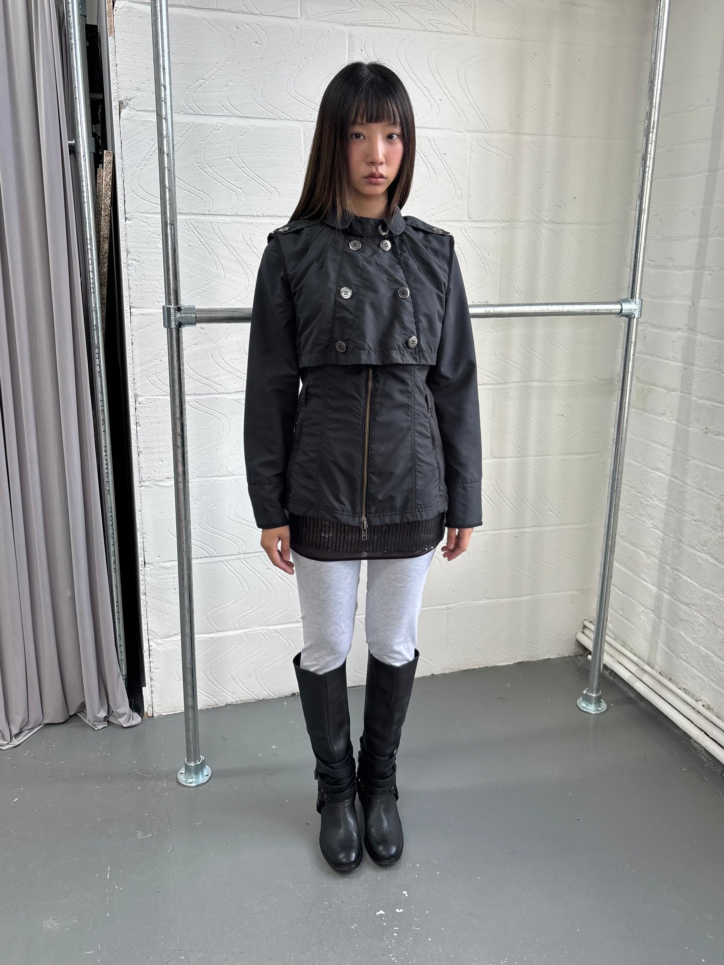 STELLA MCCARTNEY ADIDAS LAYERED TRENCH