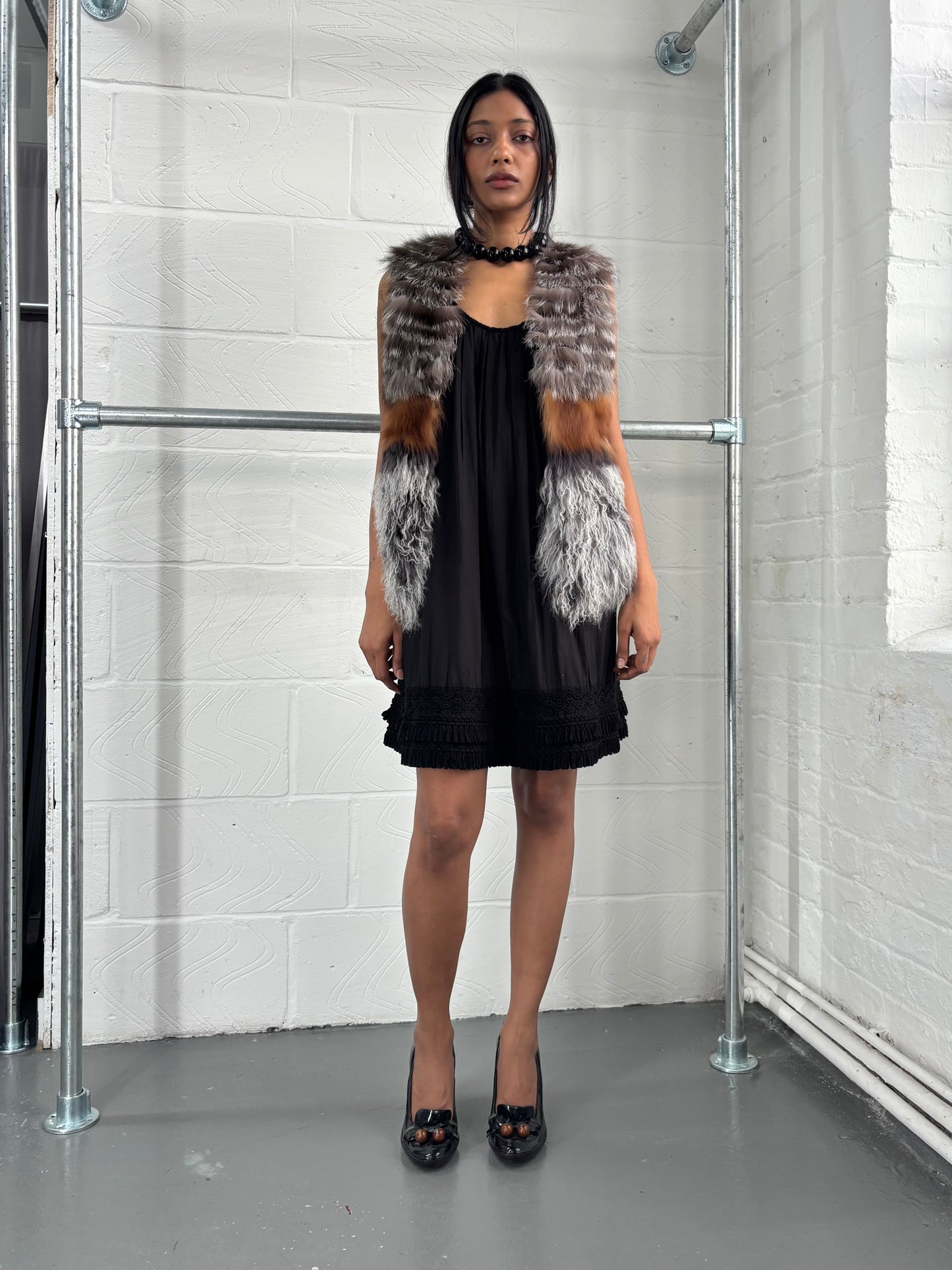 JAPANESE DESIGNER FOX FUR GILET