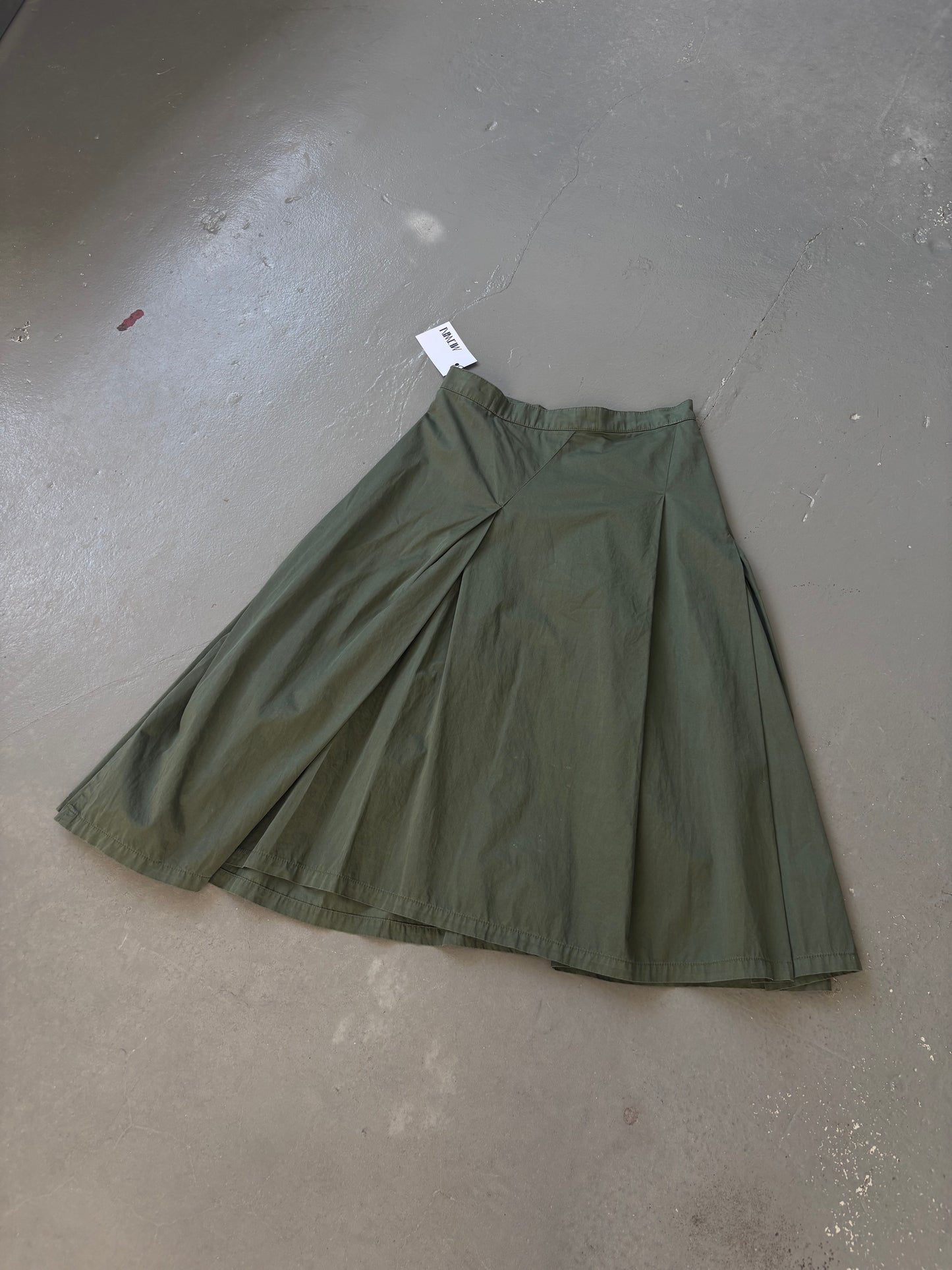 ZUCCA UTILITY PLEAT DETAIL SKIRT