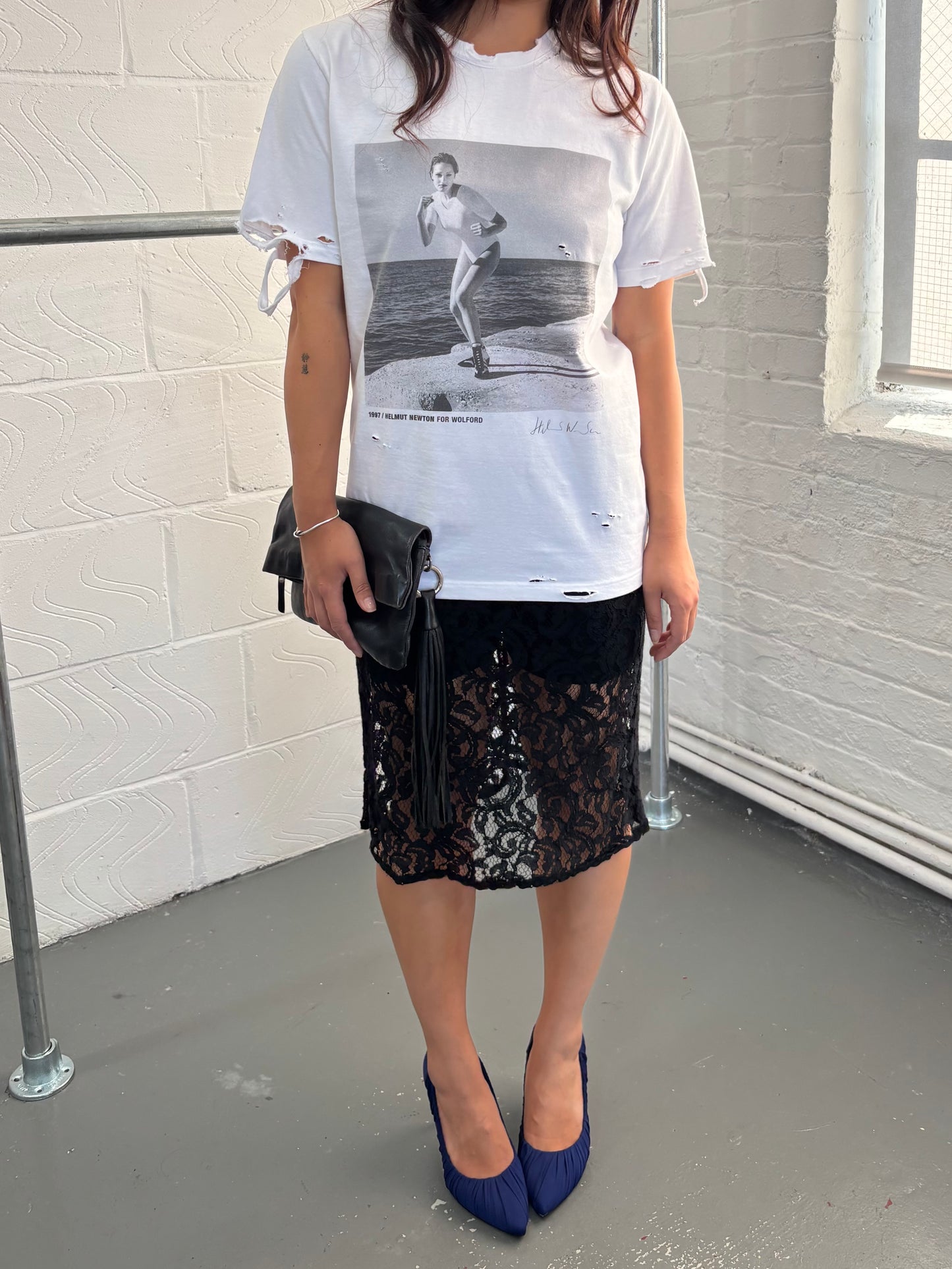MW X 403: HELMUT NEWTON WOLFORD ANNIVERSARY T-SHIRT