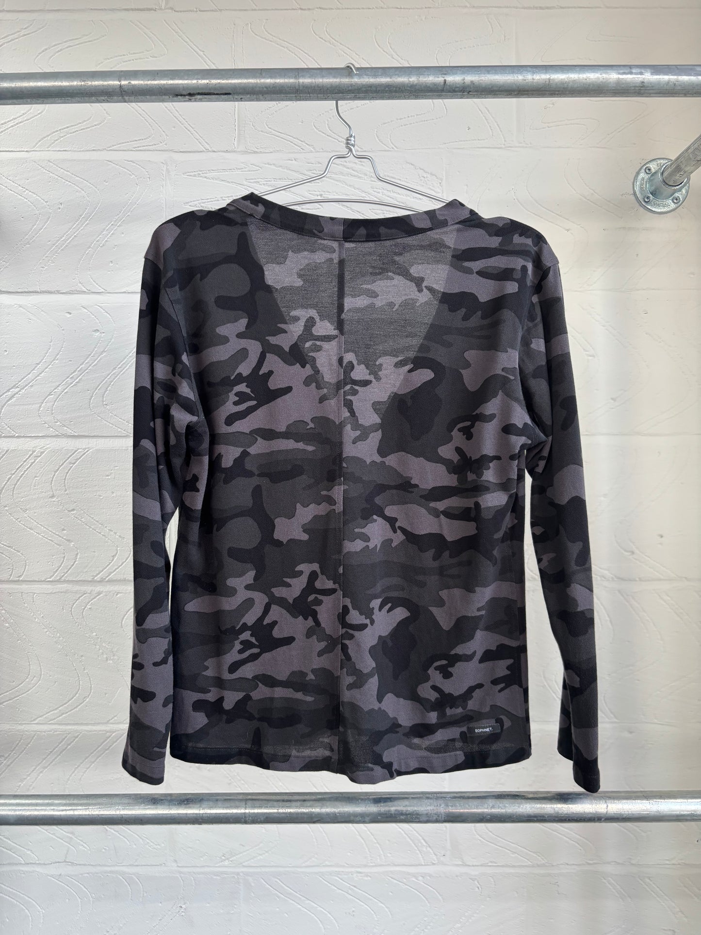 CAMO PRINT CARDIGAN