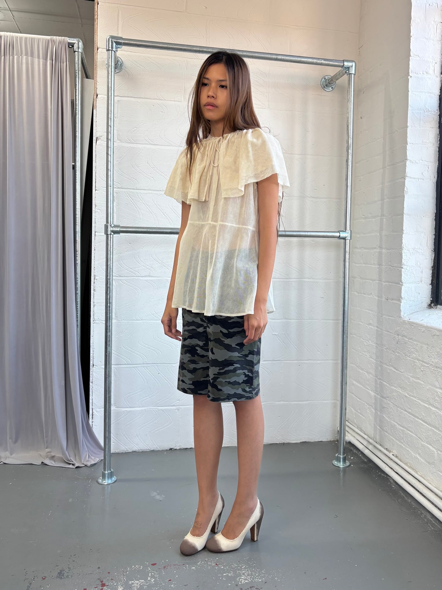 2 PIECE NETTED TOP