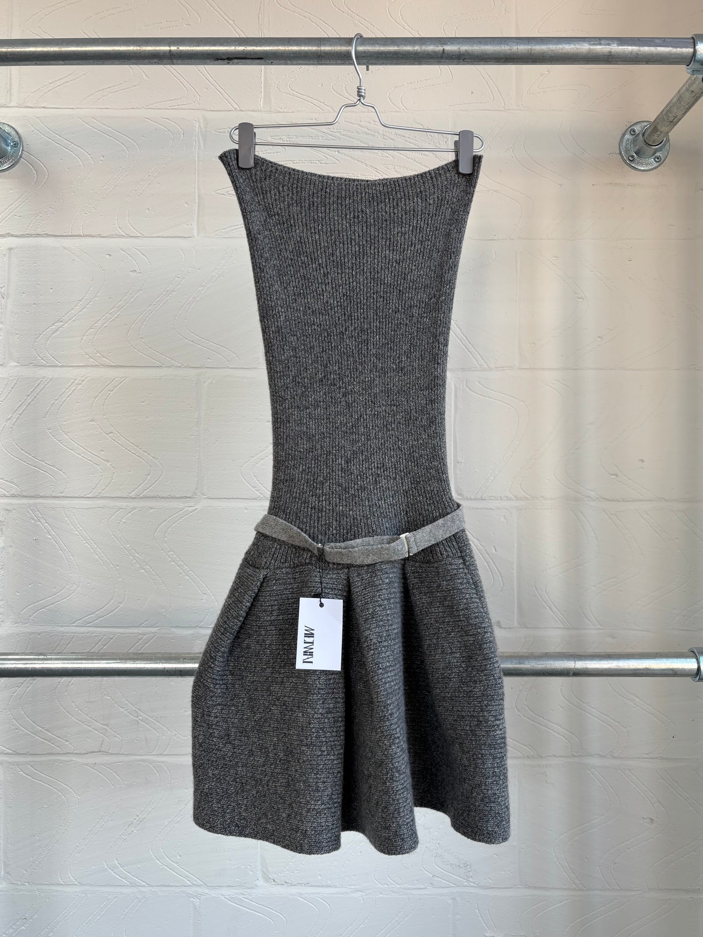 TOGA ARCHIVES WOOL AND CASHMERE FISHTAIL SKIRT/DRESS