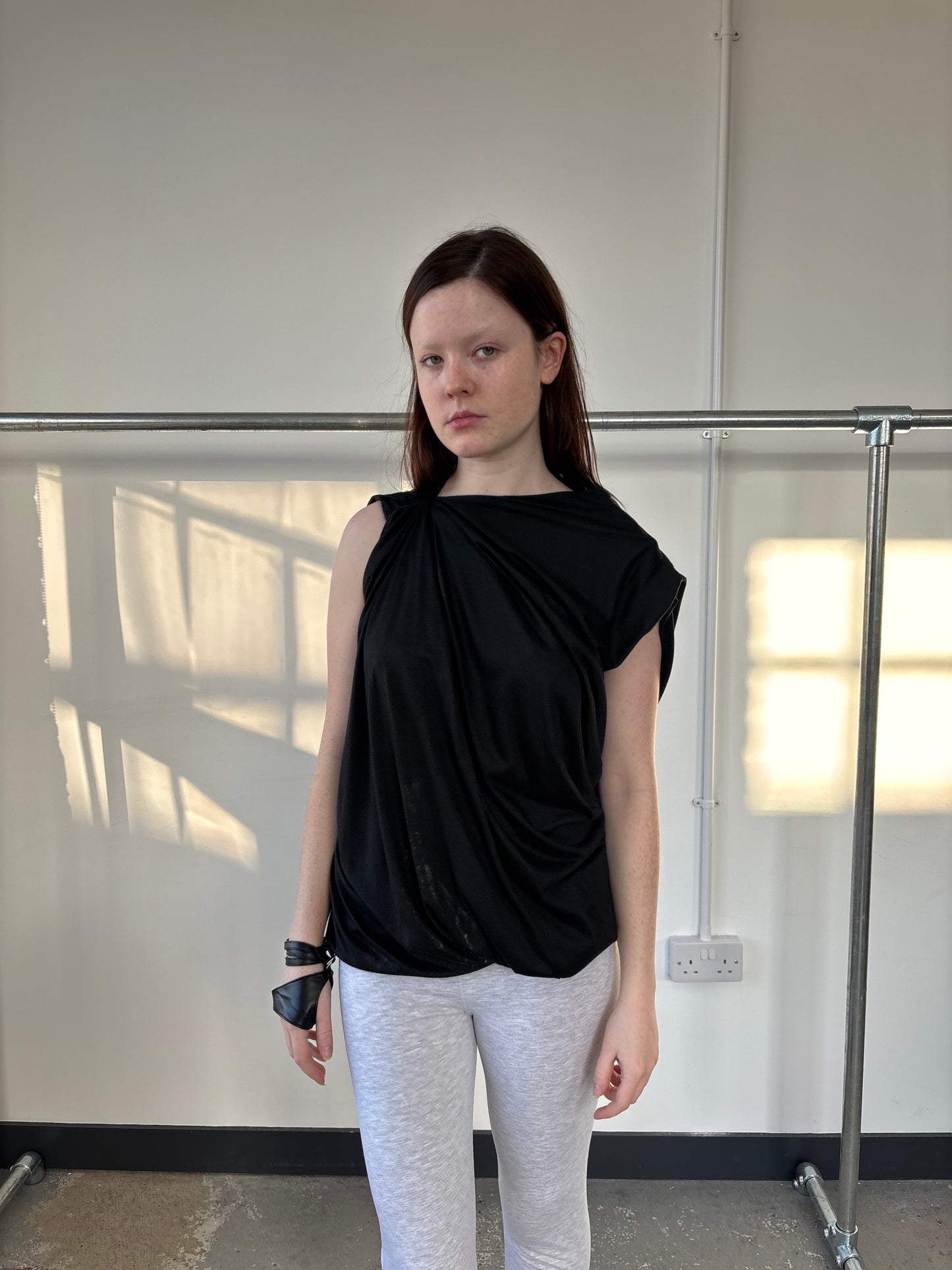ITALIAN DRAPE ASYMMETRIC TOP