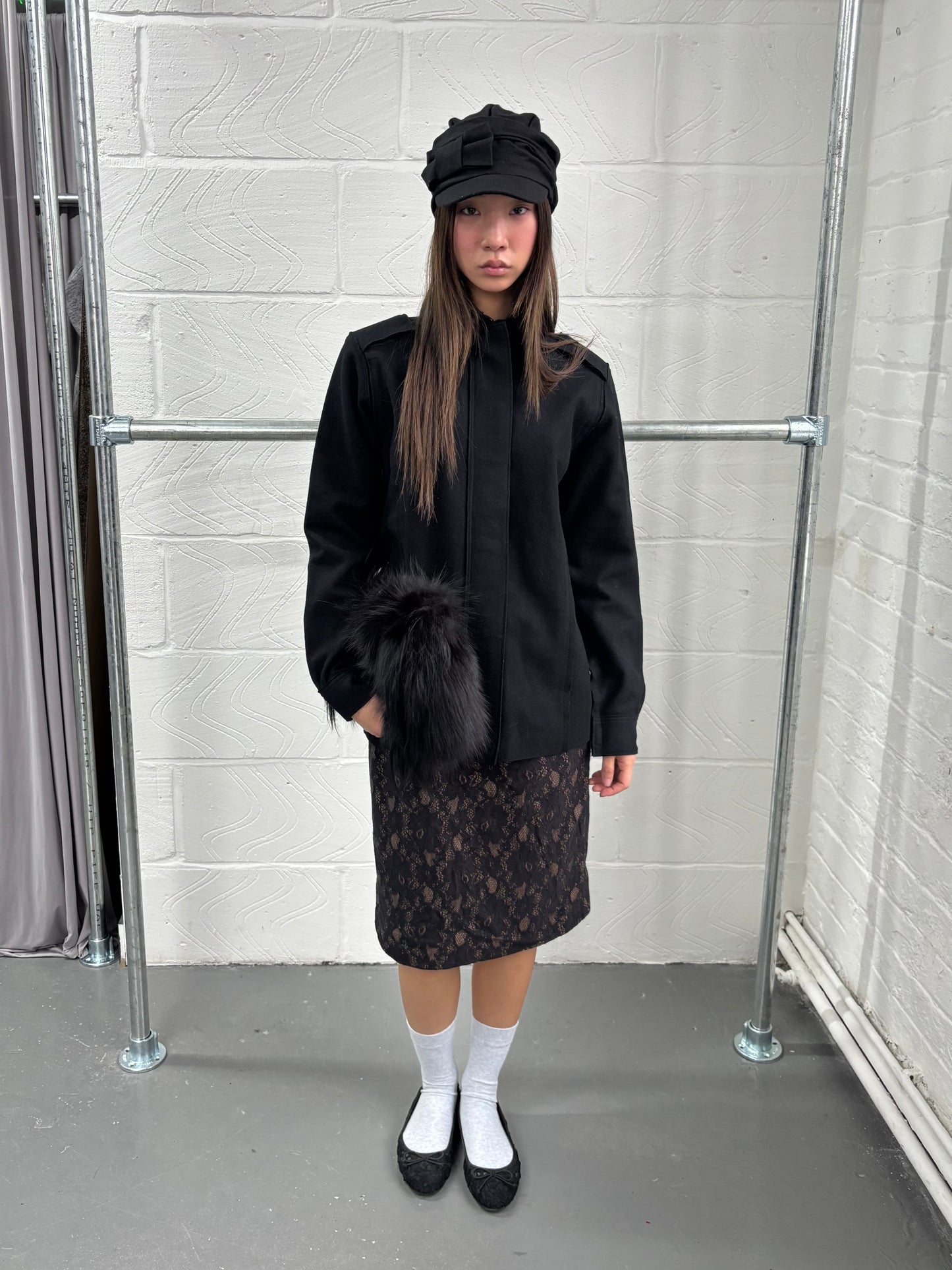 JAPANESE DESIGNER WOOL DECONSTRUCTED SHIRT