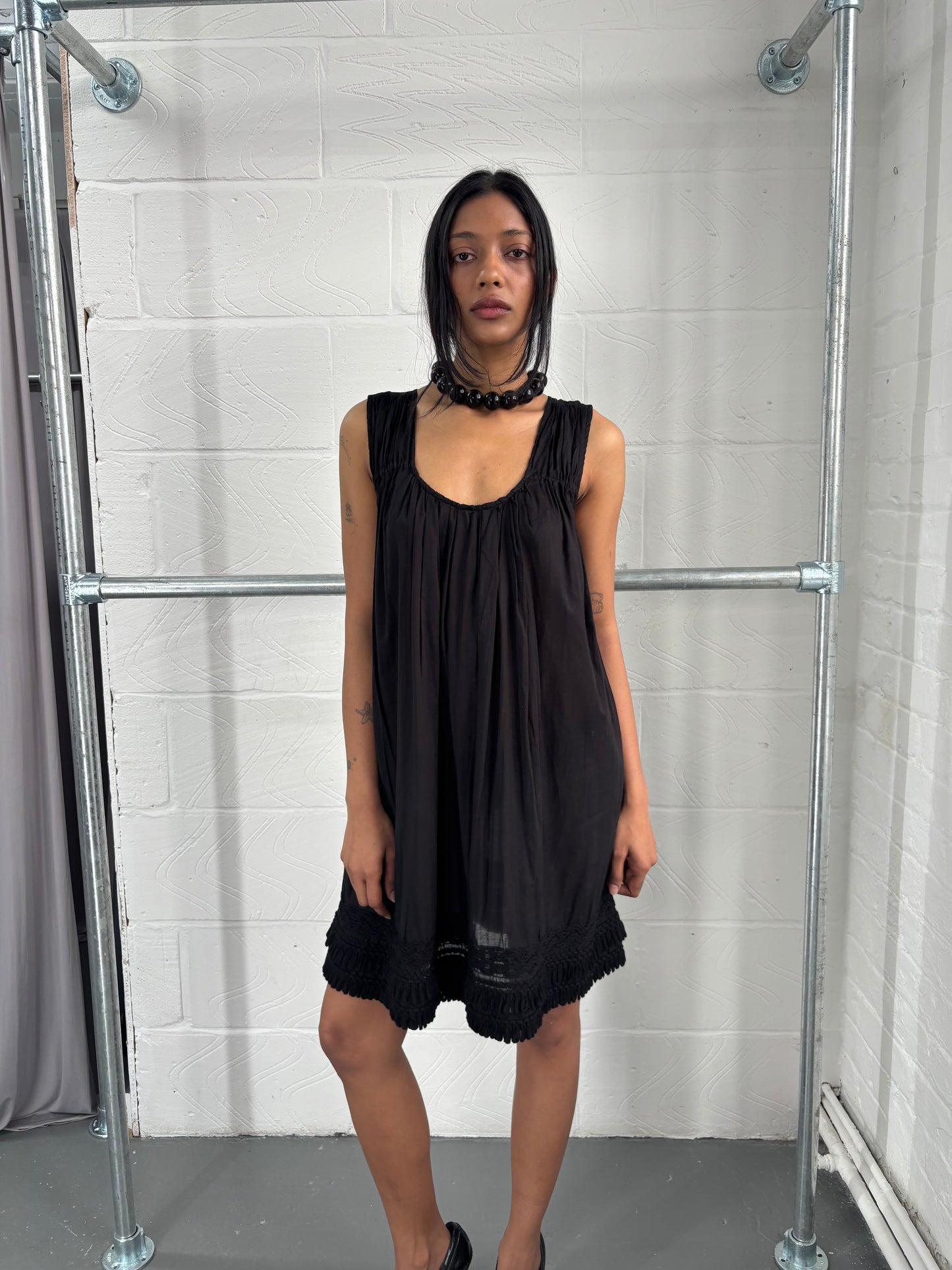 ZUCCA COTTON SHEER DRESS