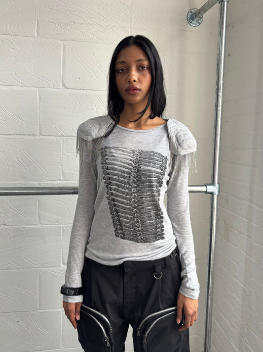NAPOLEON STYLE SHOULDER PAD LONG SLEEVE