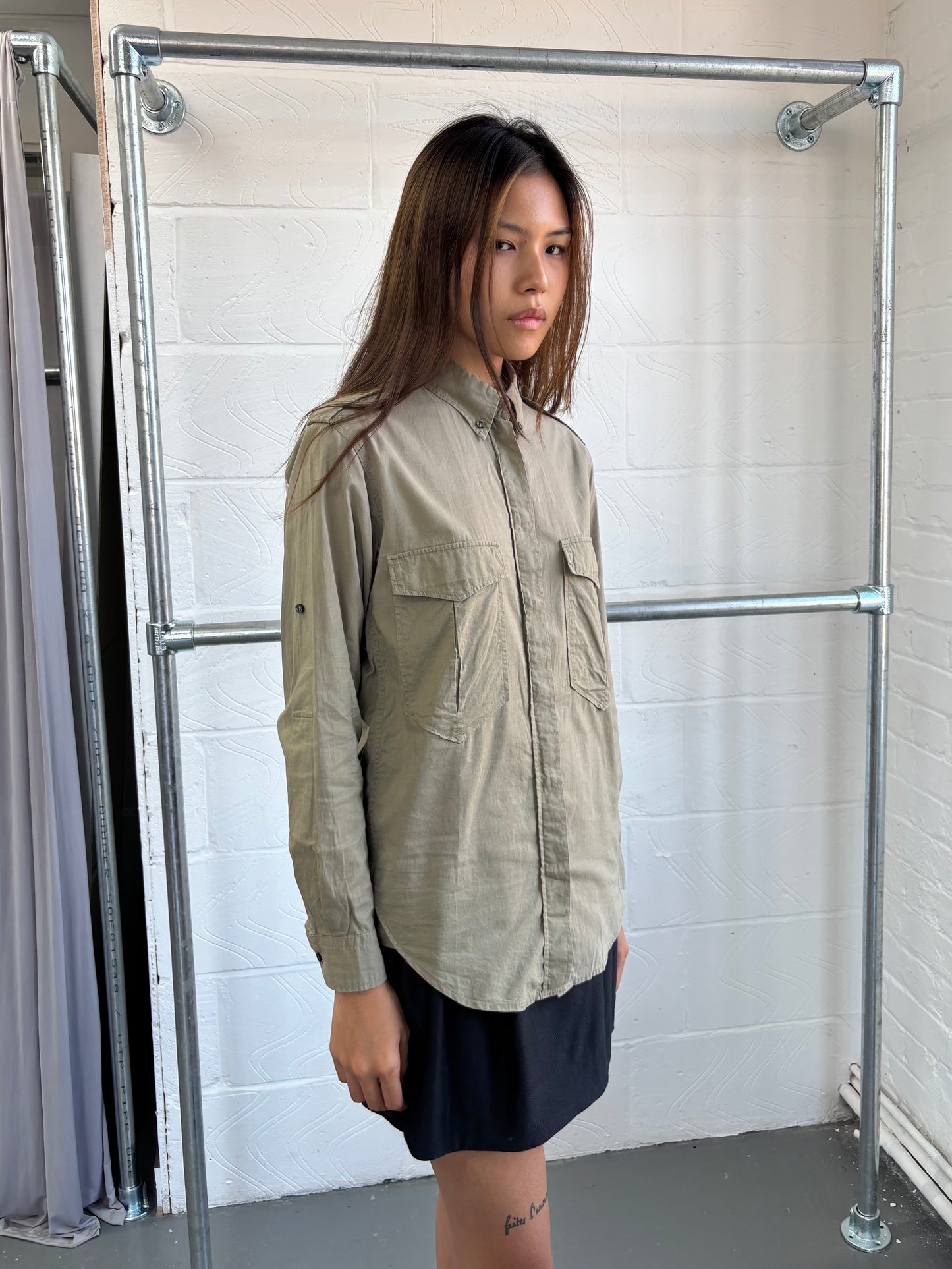 ISABEL MARANT UTILITY COTTON SHIRT