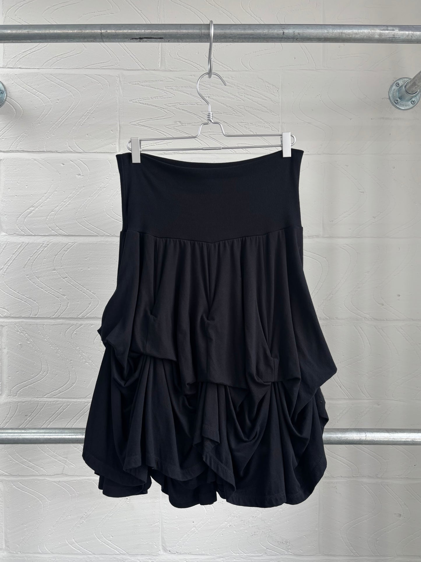 HITCHED JERSEY SKIRT