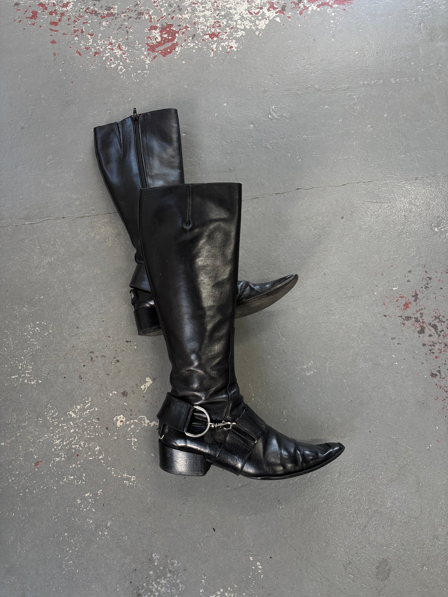 MARITHE FRANCOIS GIRBAUD BONDAGE BOOTS