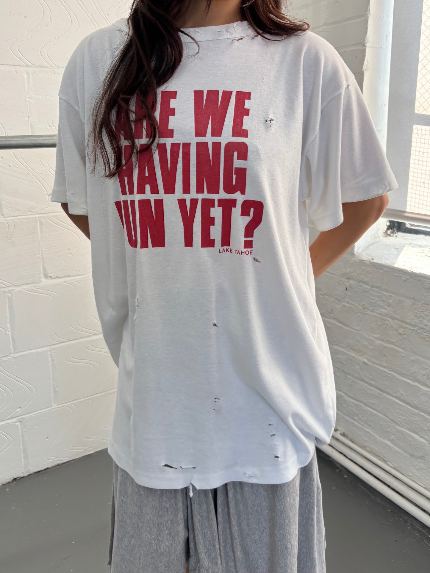 MW X 403: 90S HAVING FUN YET? T-SHIRT