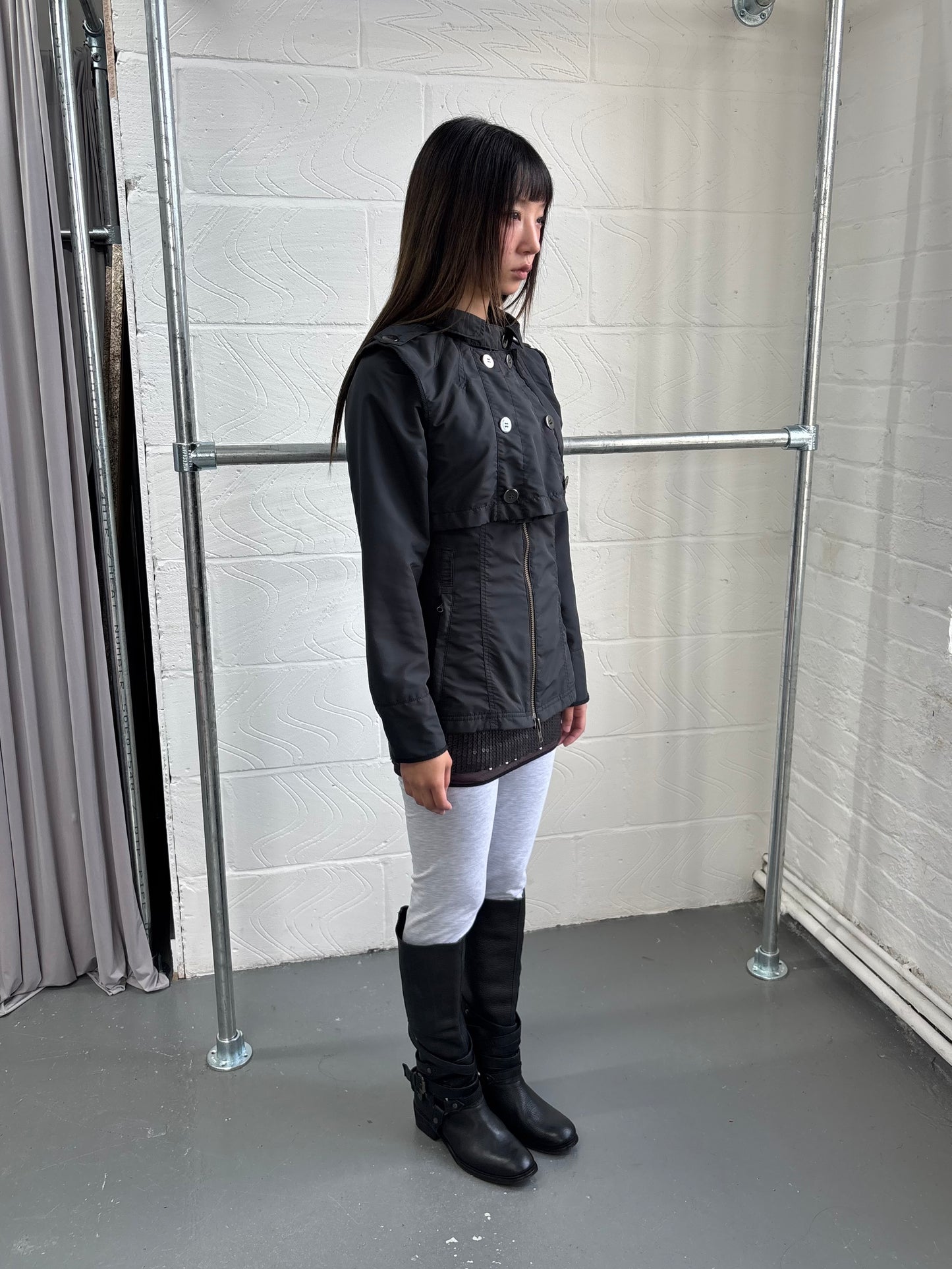 STELLA MCCARTNEY ADIDAS LAYERED TRENCH