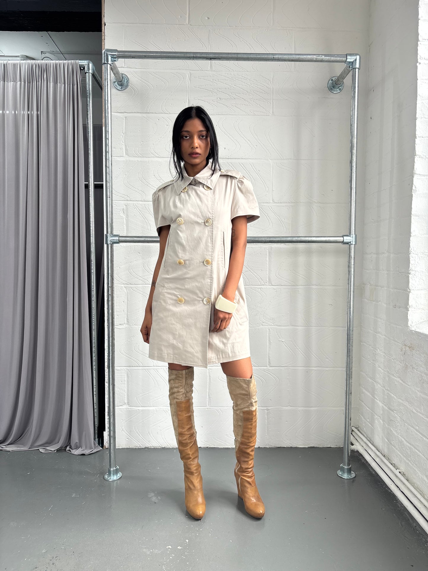 Y3 SAMPLE TRENCH DRESS