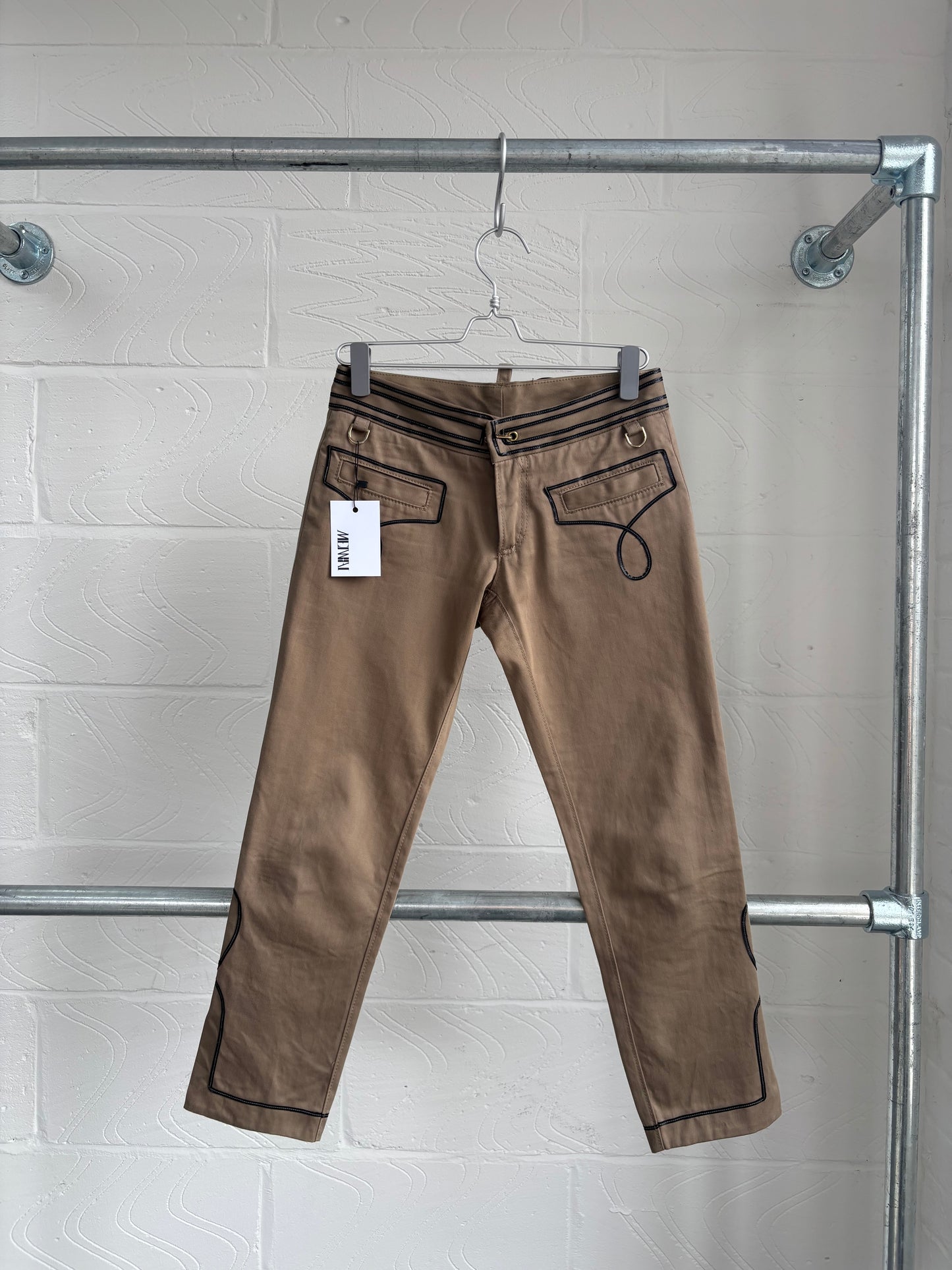 DSQUARED2 WESTERN CROPPED TROUSERS