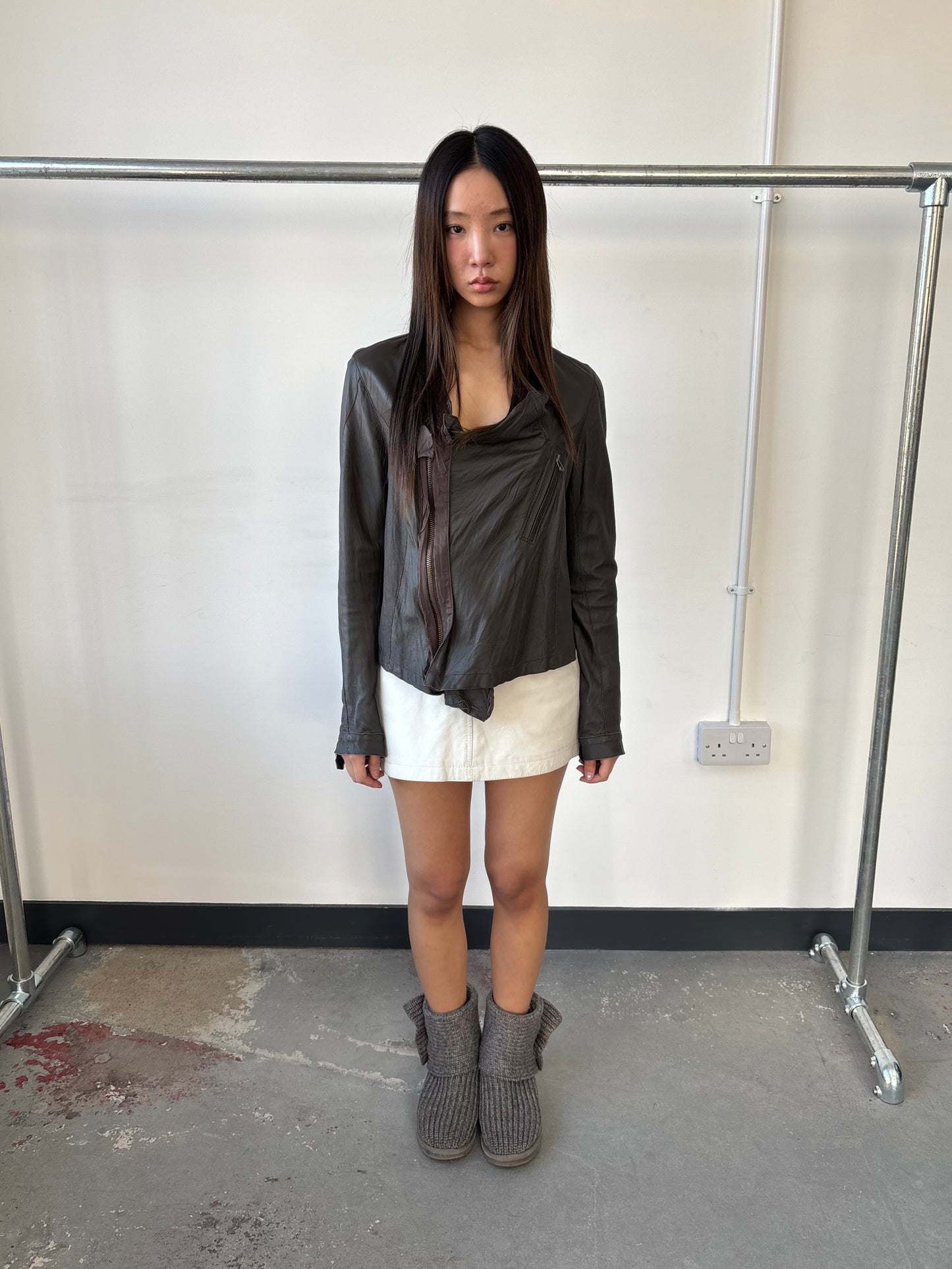 SHEEPSKIN LEATHER JACKET