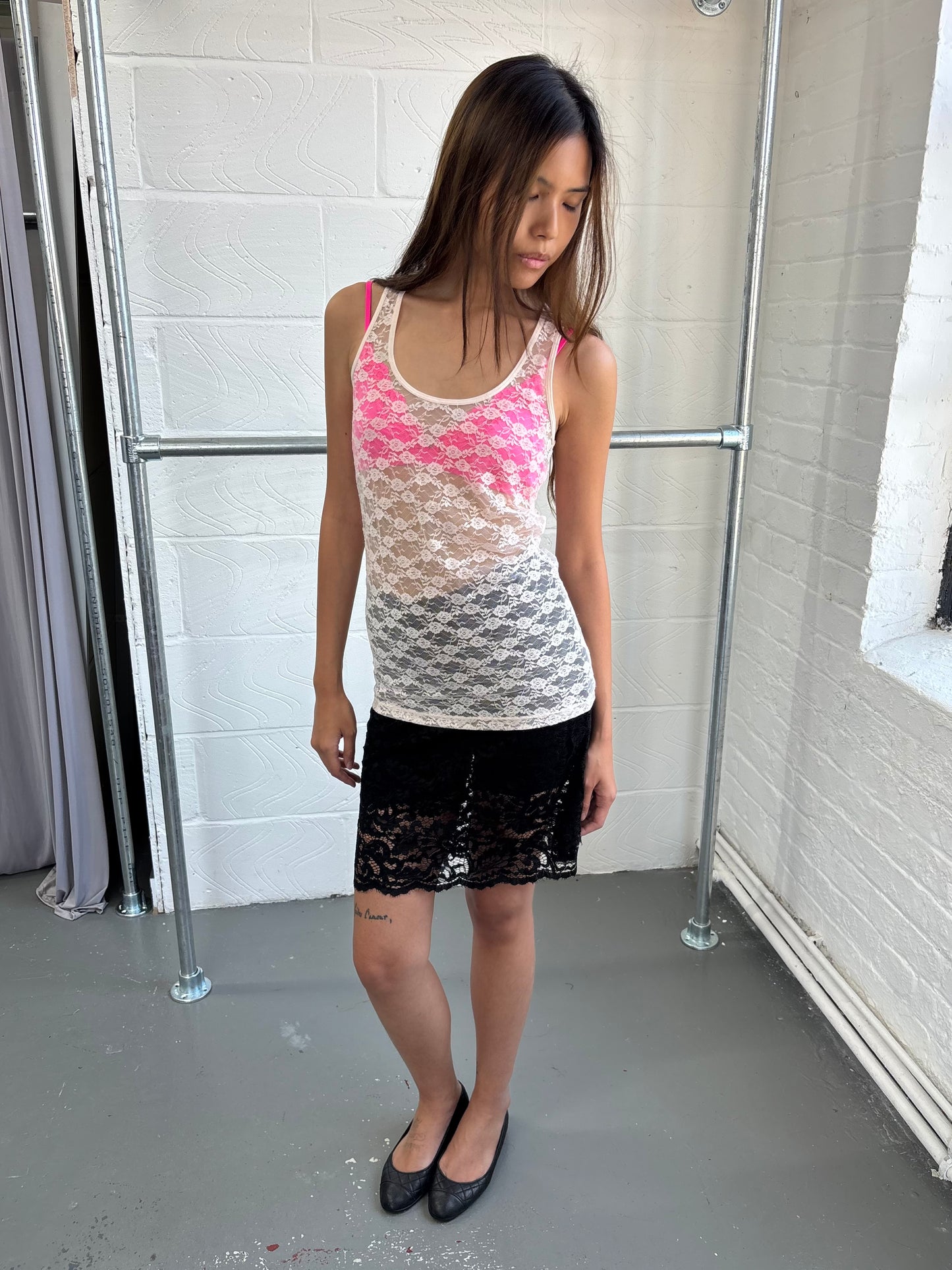 SACAI LUCK 2014 LACE SKORT