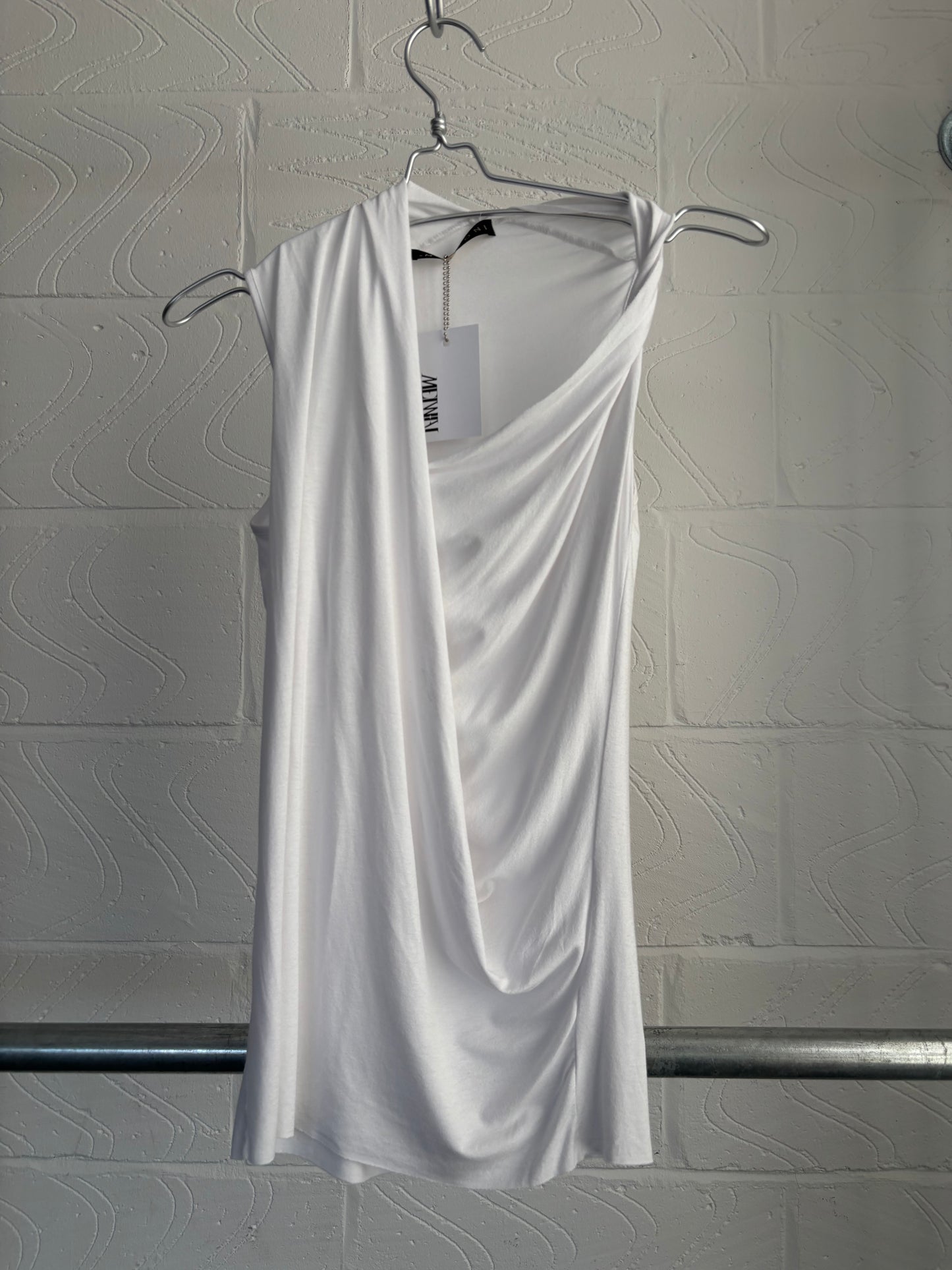 ITALIAN DESIGNER DRAPE FRONT TANK