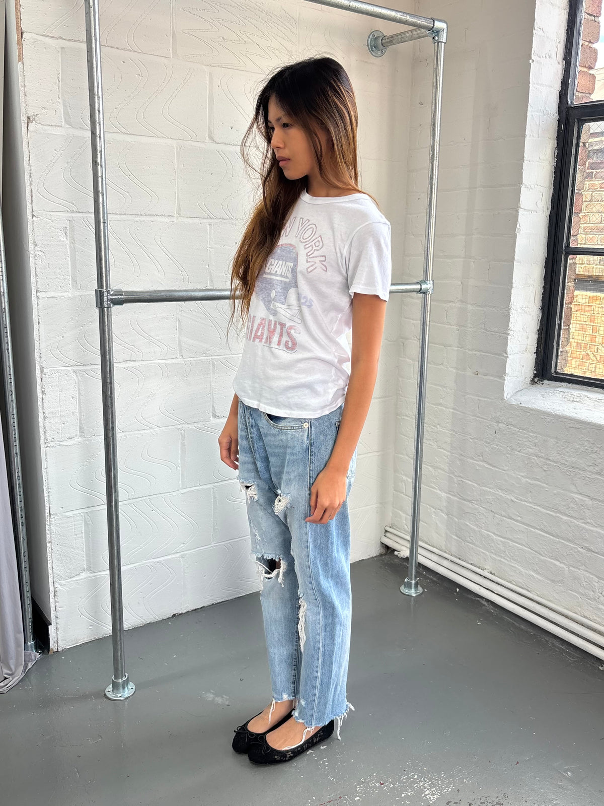 EARLY 00S SINGLE STITCH NYC GIANTS GRAPHIC TEE