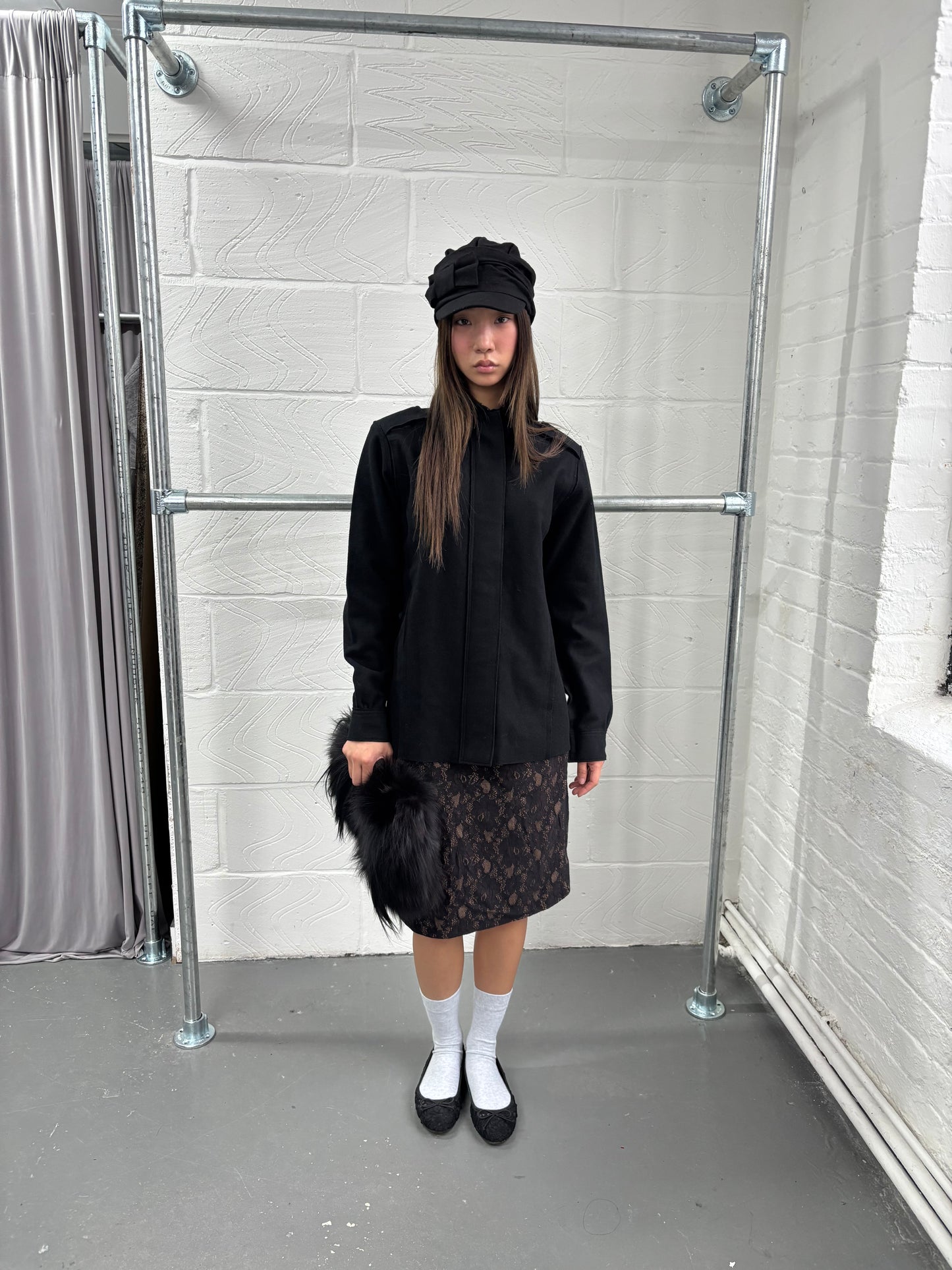 JAPANESE DESIGNER WOOL DECONSTRUCTED SHIRT