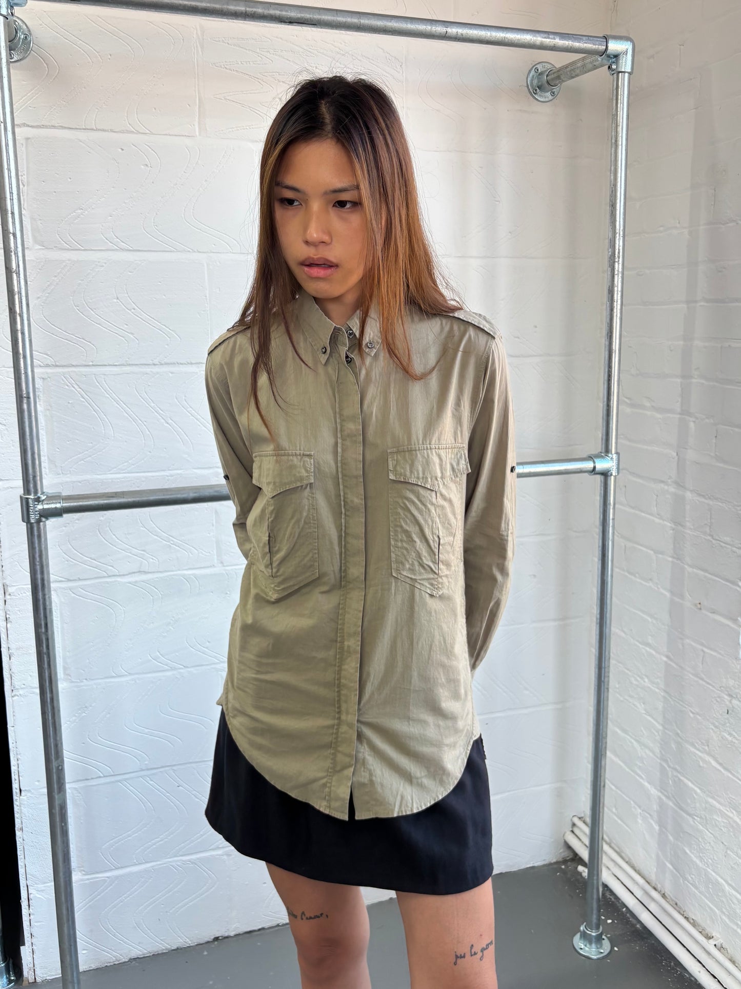 ISABEL MARANT UTILITY COTTON SHIRT