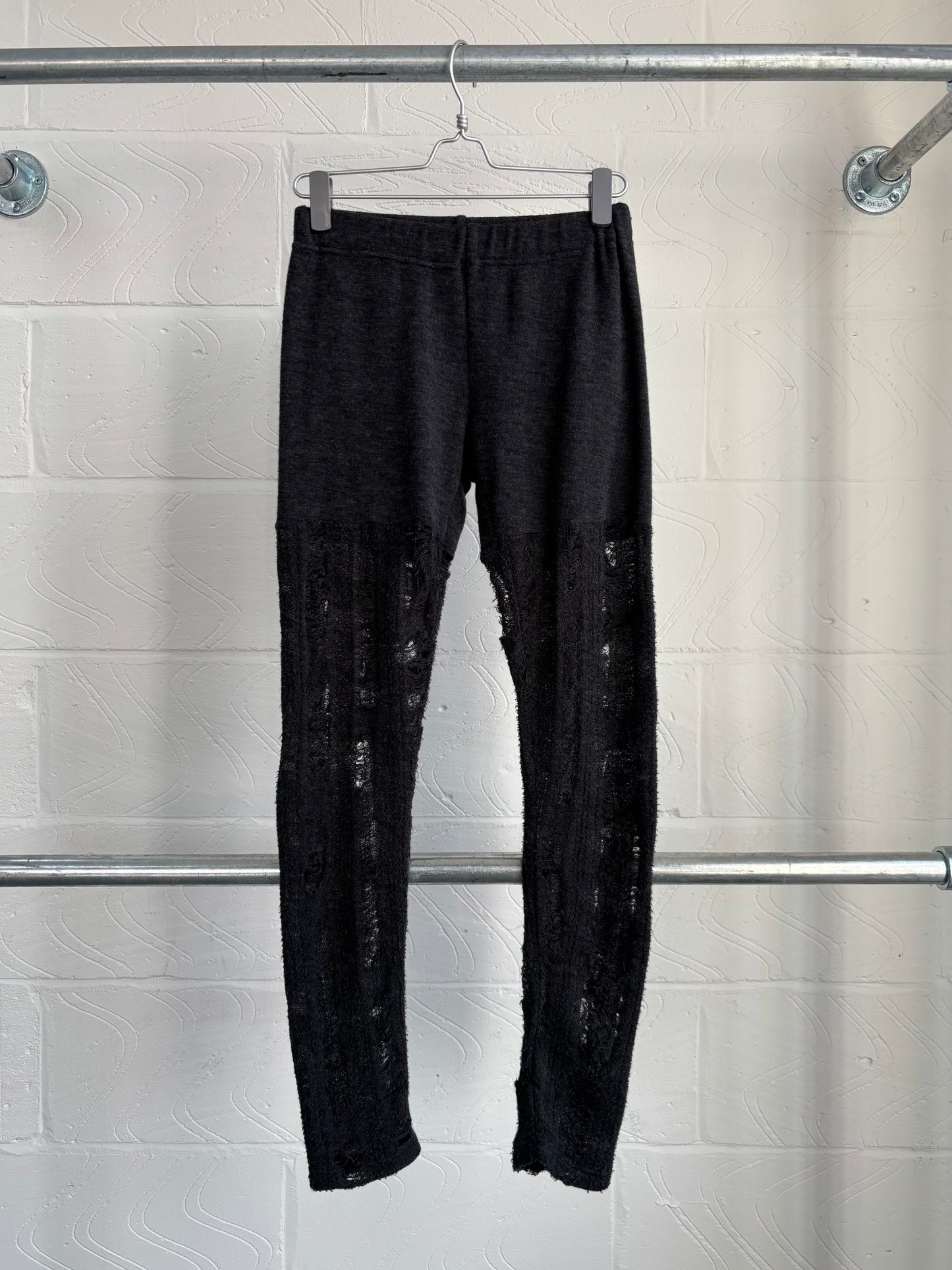 ZUCCA WOOL DISTRESSED LEGGINGS