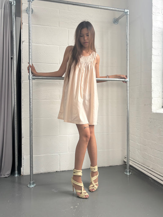 ZUCCA NUDE BABY DOLL DRESS
