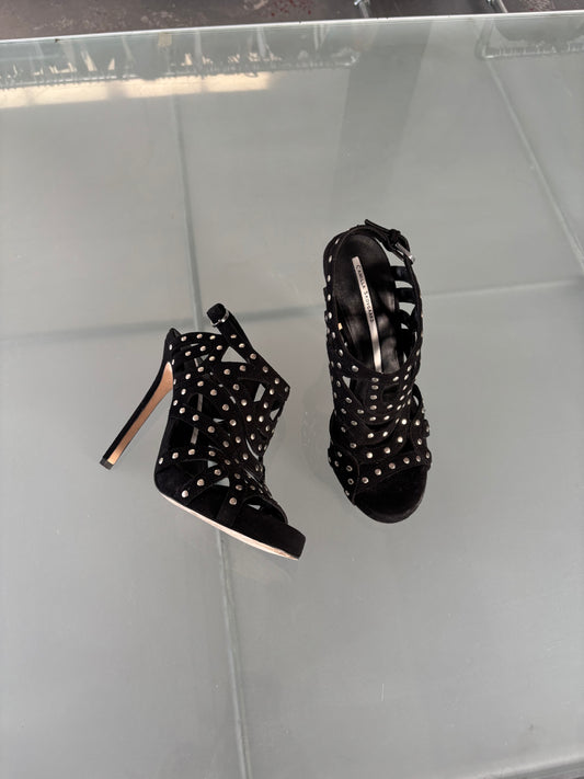 CAMILA SKOVGAARD STUDDED LEATHER HEELS