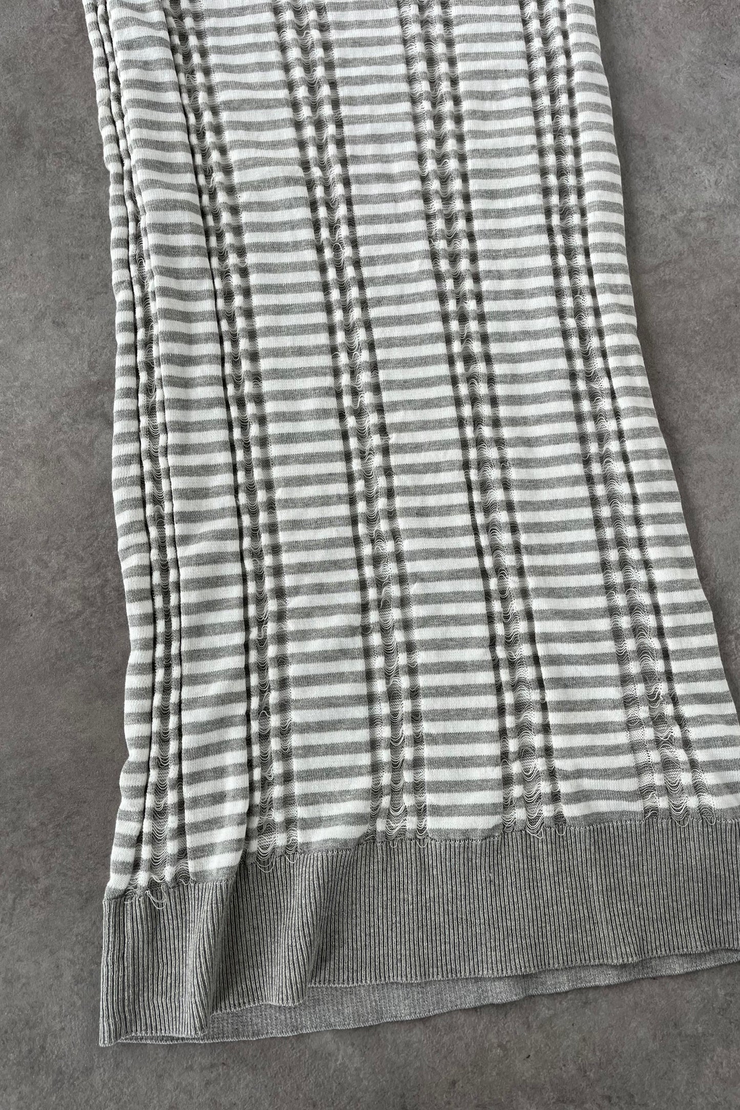 MAISON MARGIELA STRIPE KNIT TUBULAR DRESS