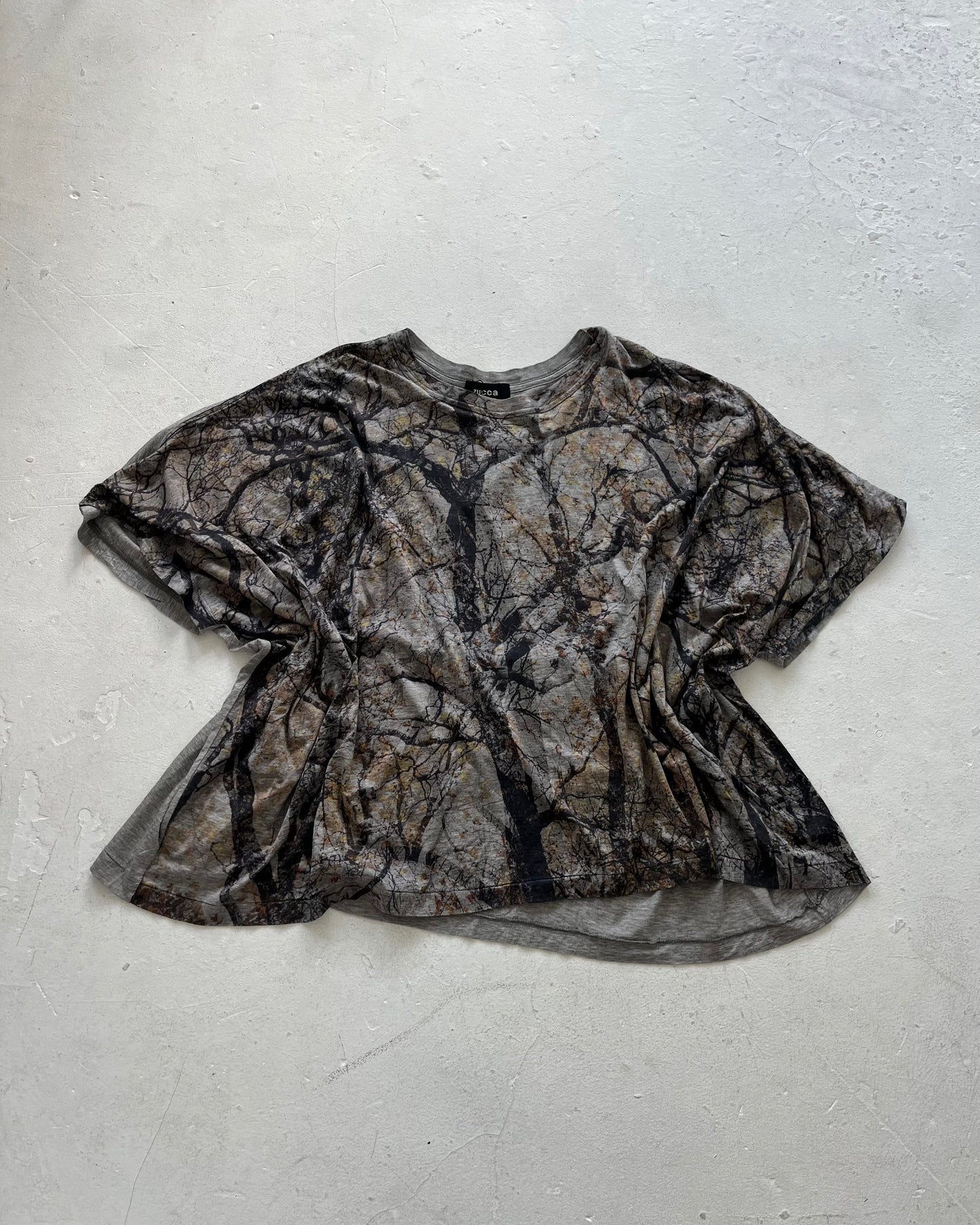 ZUCCA FOLIAGE OVERSIZED BATWING TOP