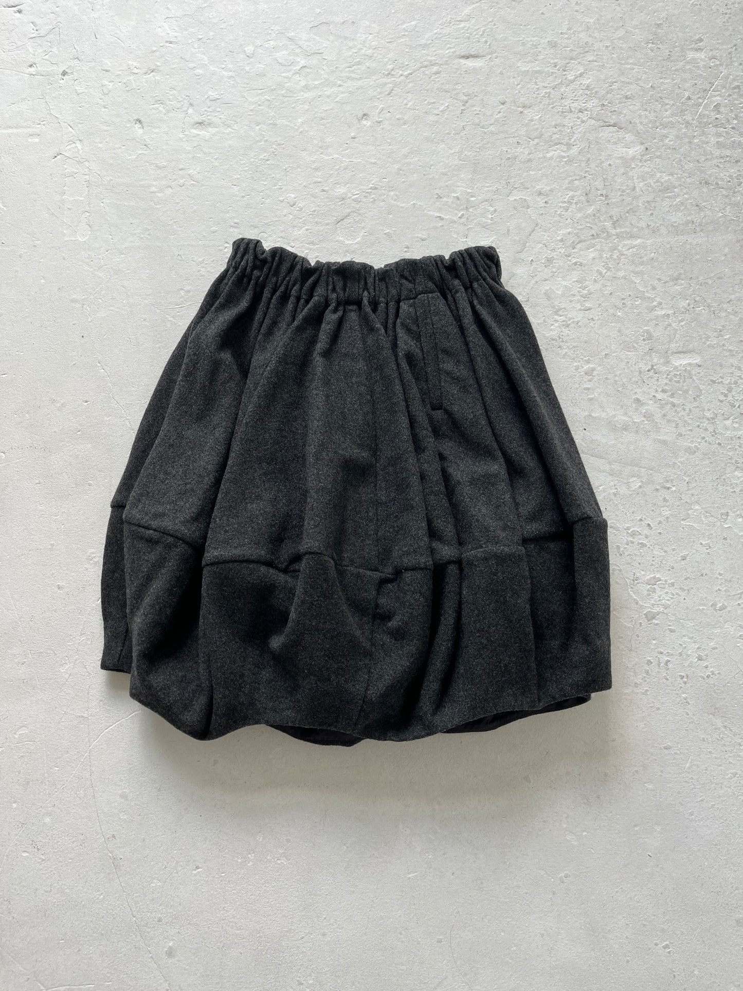 WOOL PUFF BUBBLE SKIRT