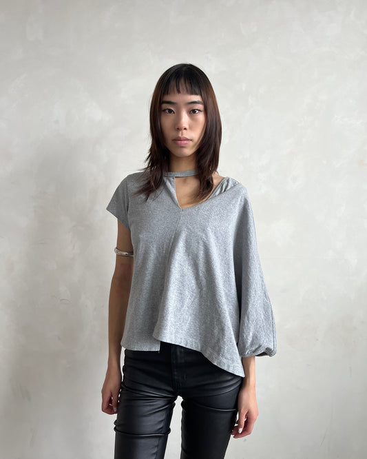 FACETASM CUT OUT ASYMMETRIC TOP