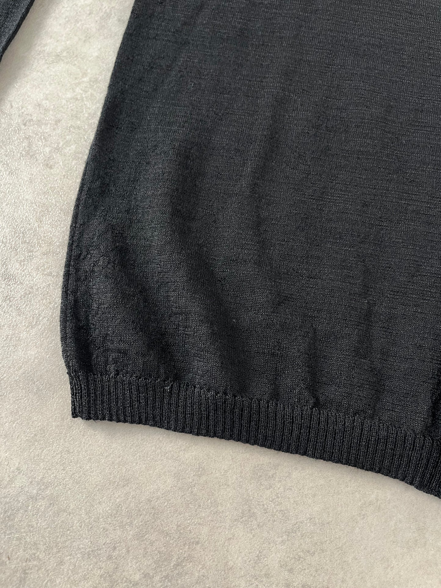 CDG PRE 1999 BLACK KNIT CARDIGAN