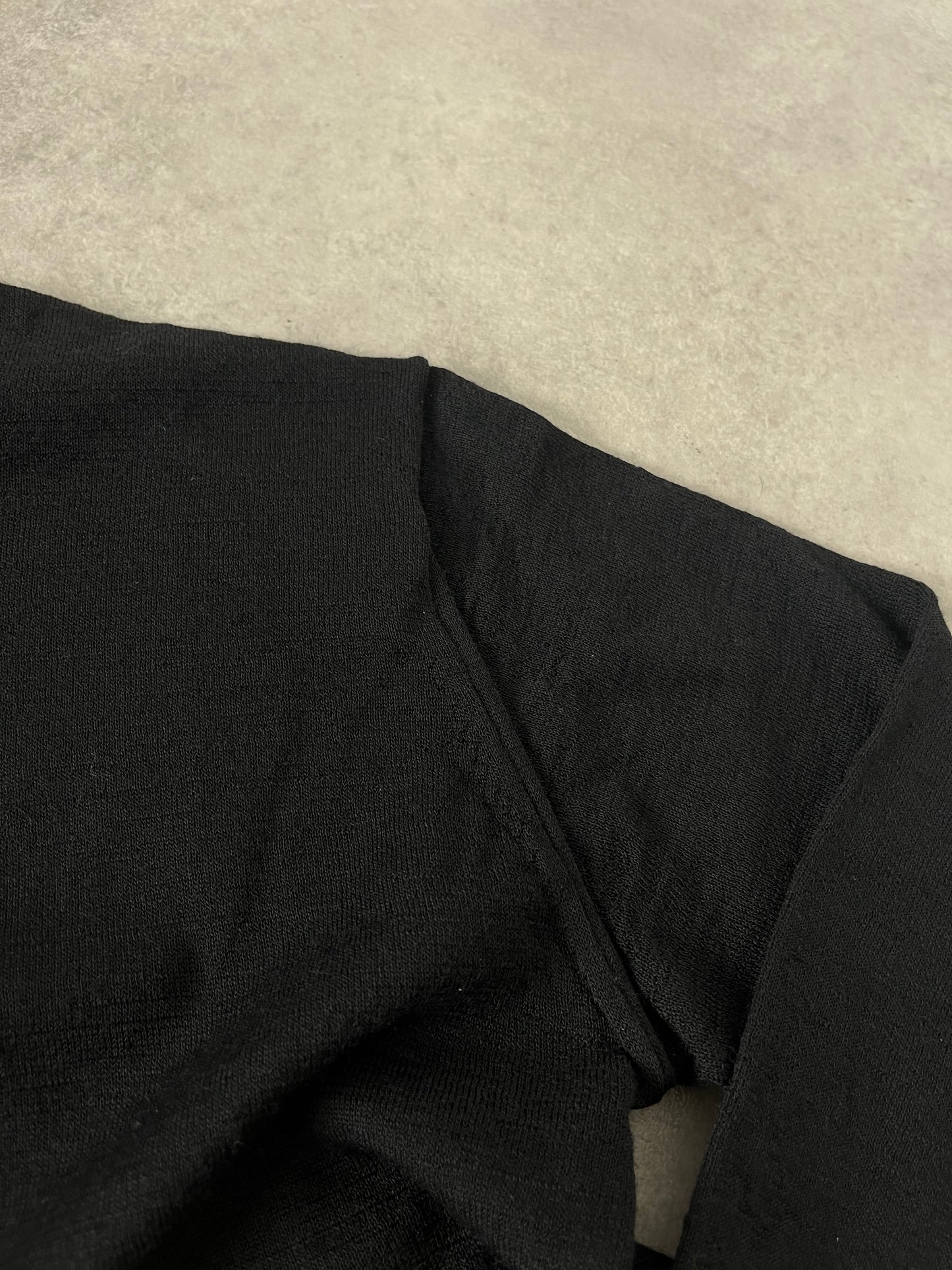 CDG PRE 1999 BLACK KNIT CARDIGAN