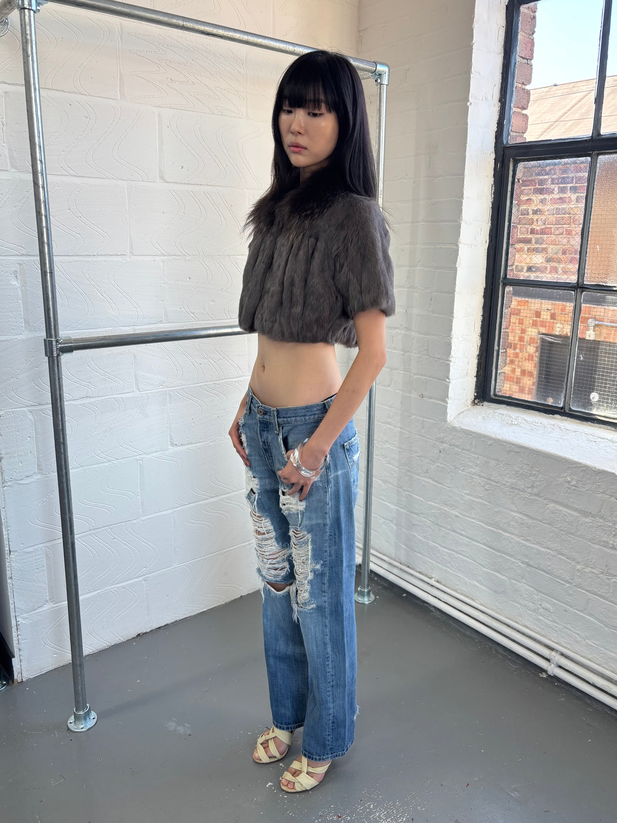 RABBIT FUR BOLERO