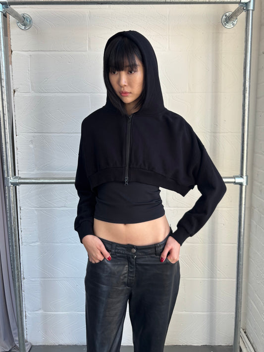 JAPANESE BRAND SUPER CROP HOODIE