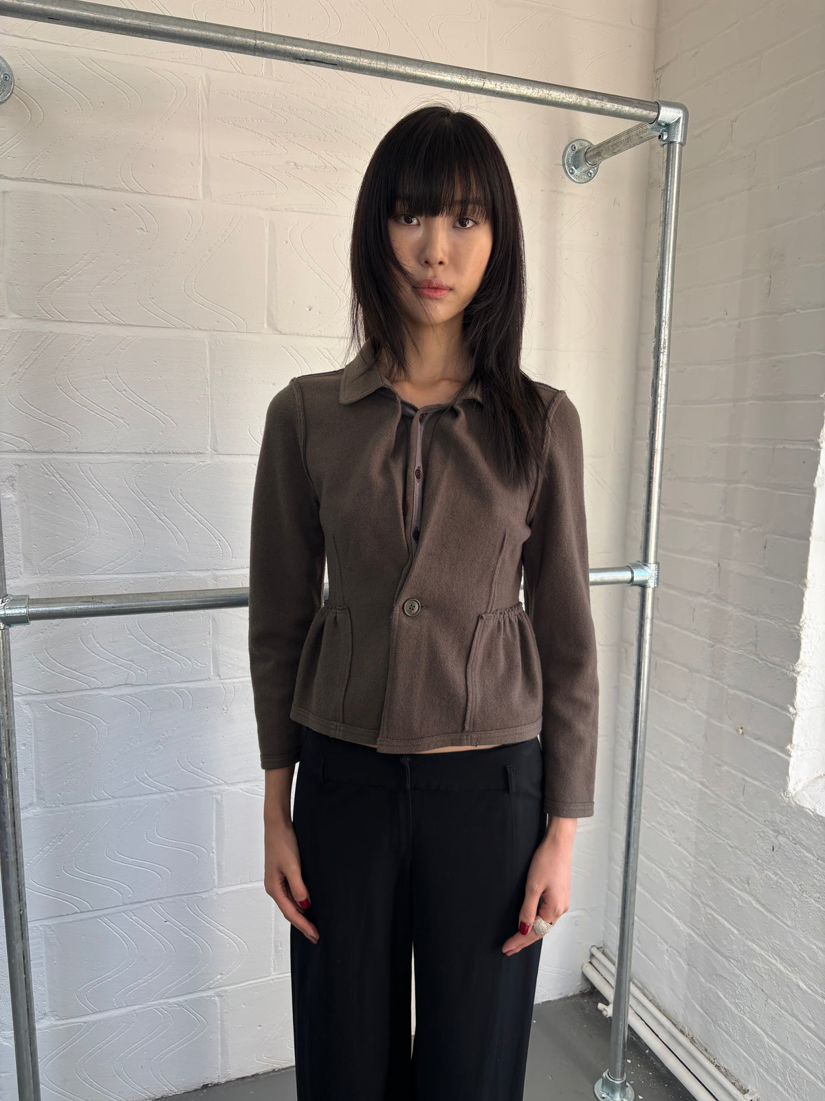 ZUCCA WOOL DECONSTRUCTED JACKET