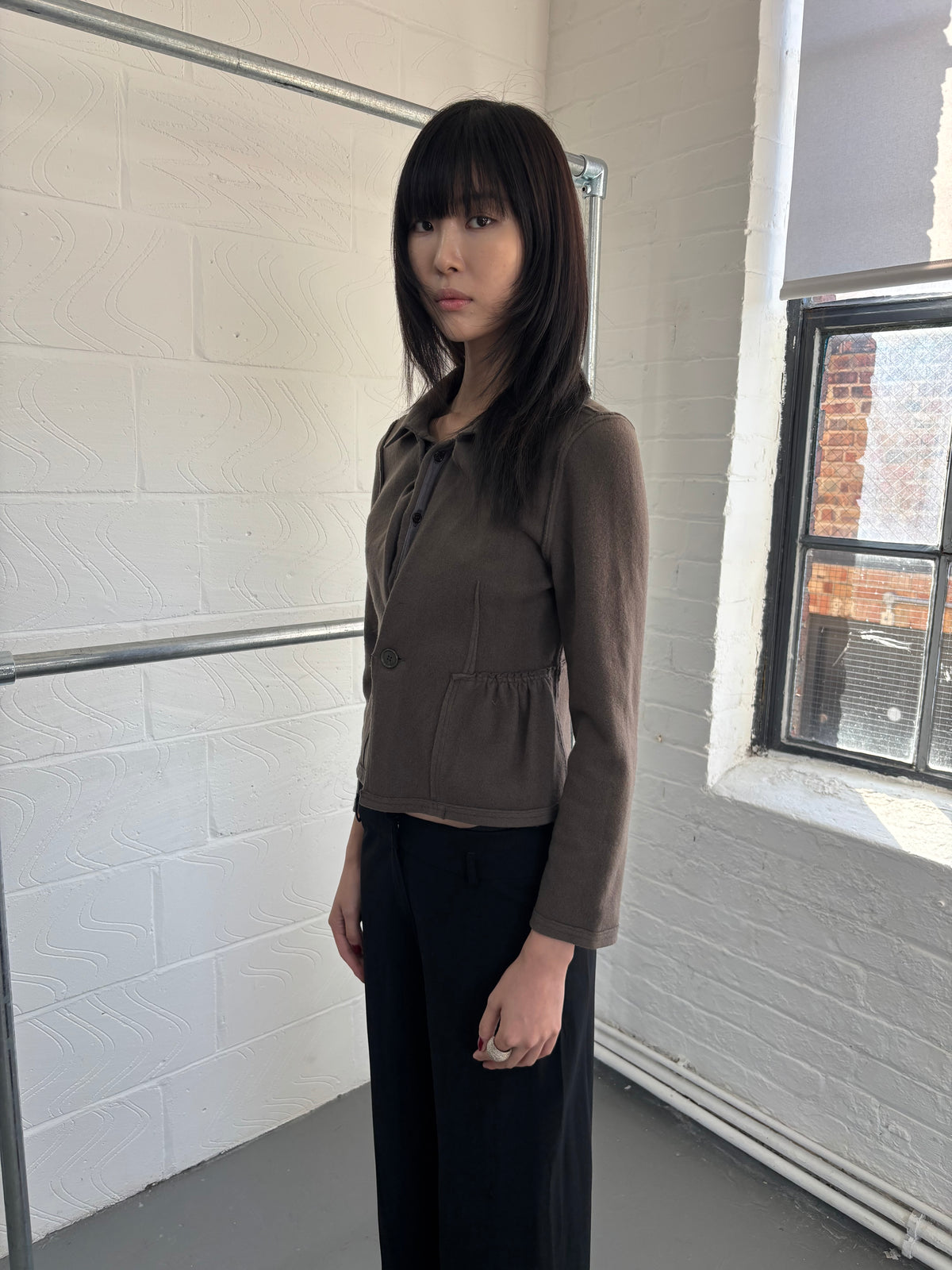 ZUCCA WOOL DECONSTRUCTED JACKET