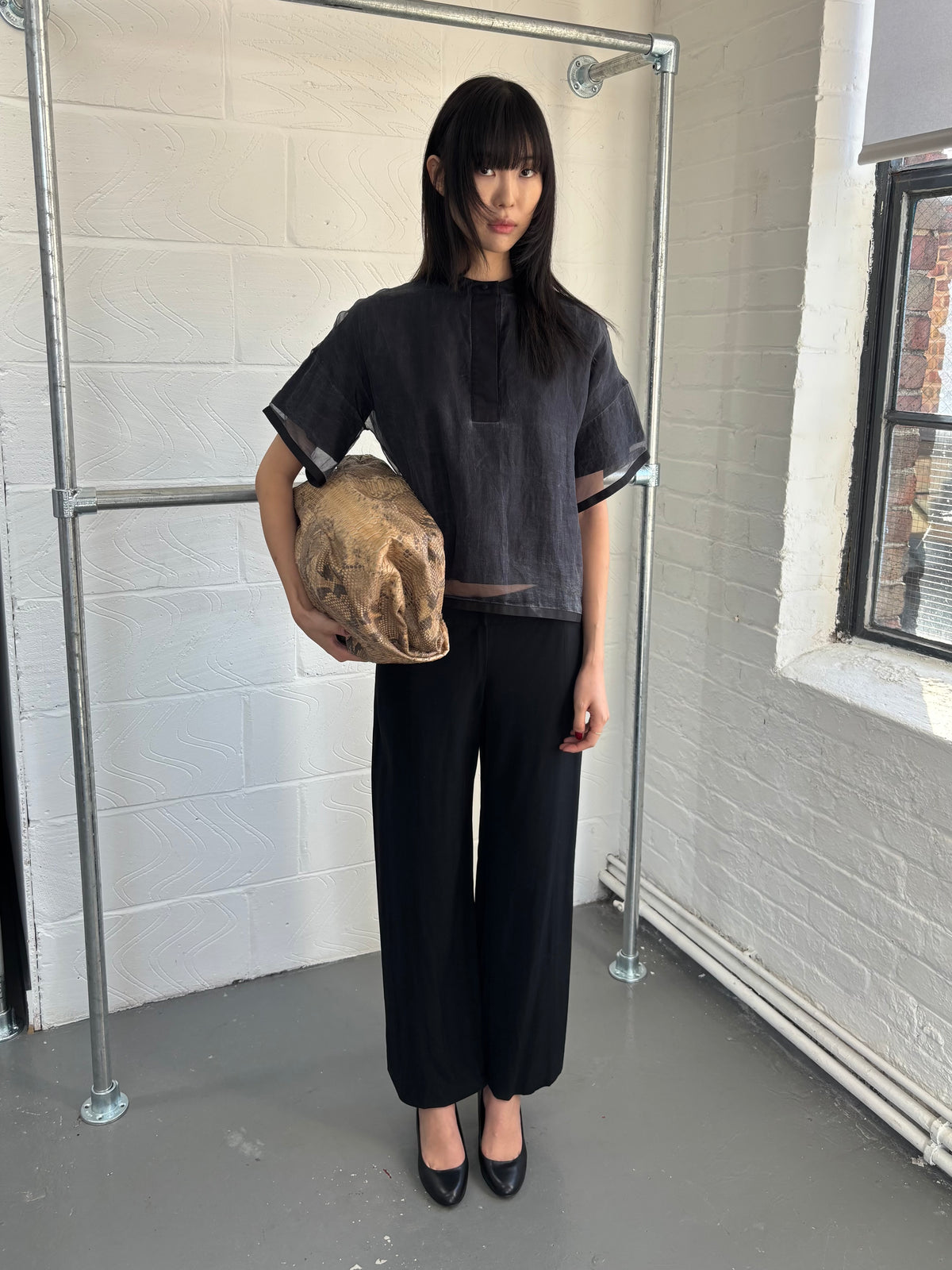 JAPANESE DESIGNER SILK TUNIC TOP