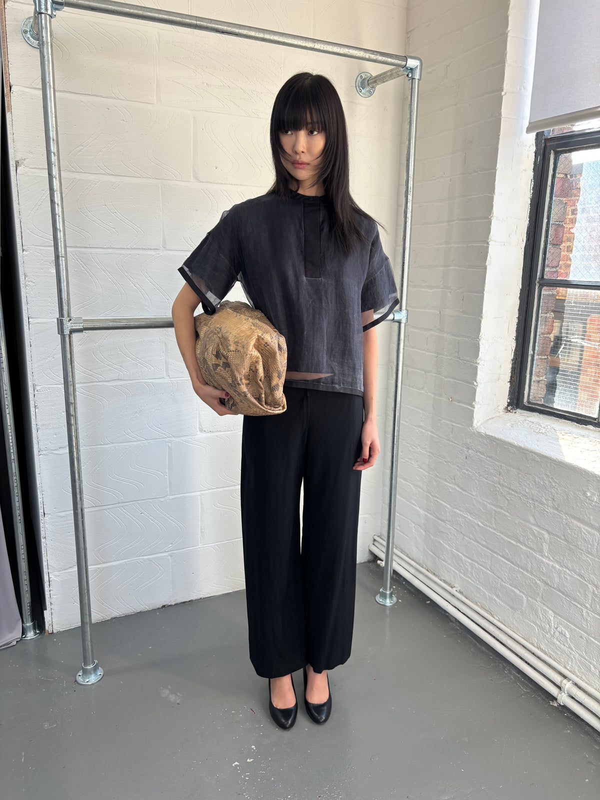 JAPANESE DESIGNER SILK TUNIC TOP